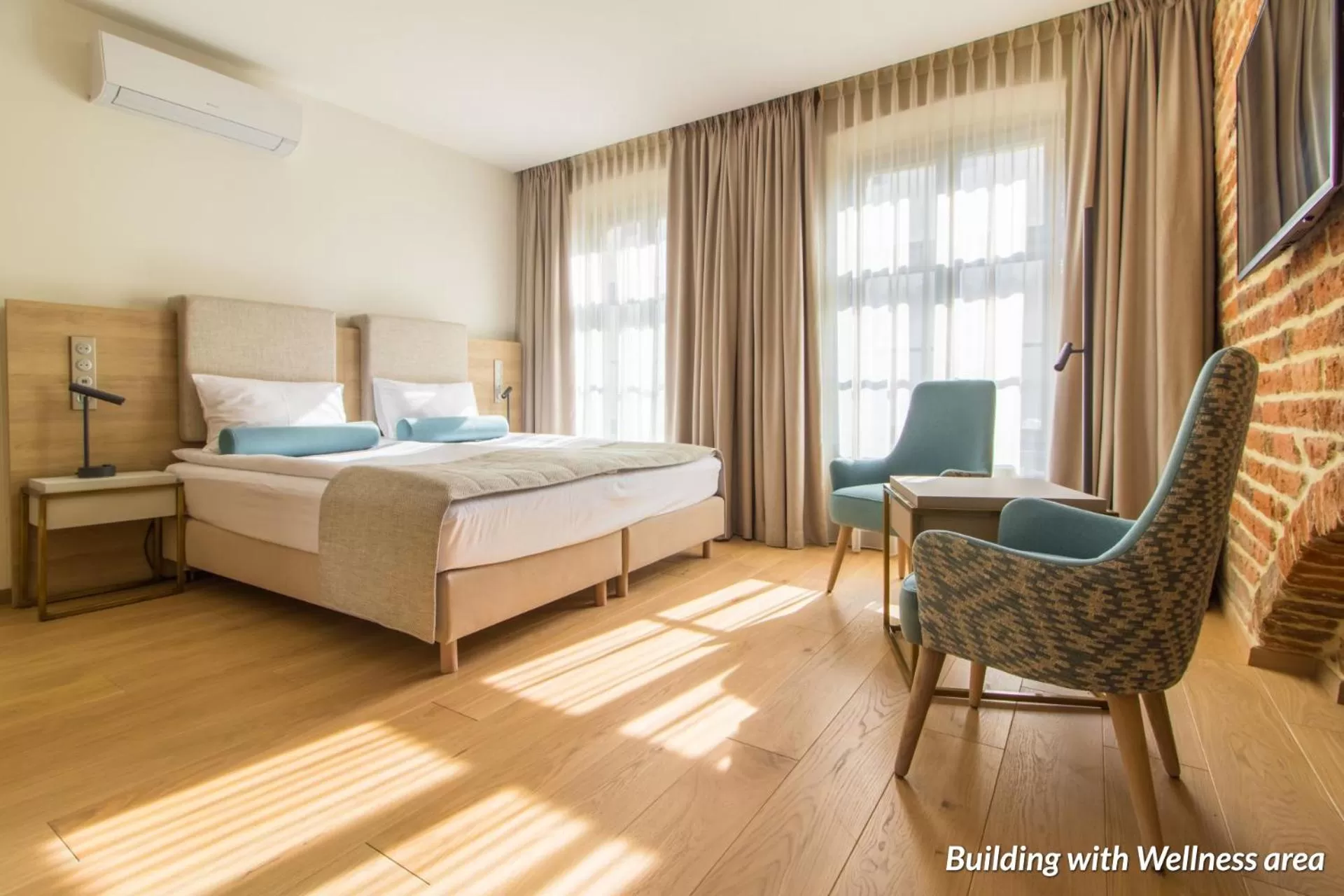 Bed in Hotel Spichrz