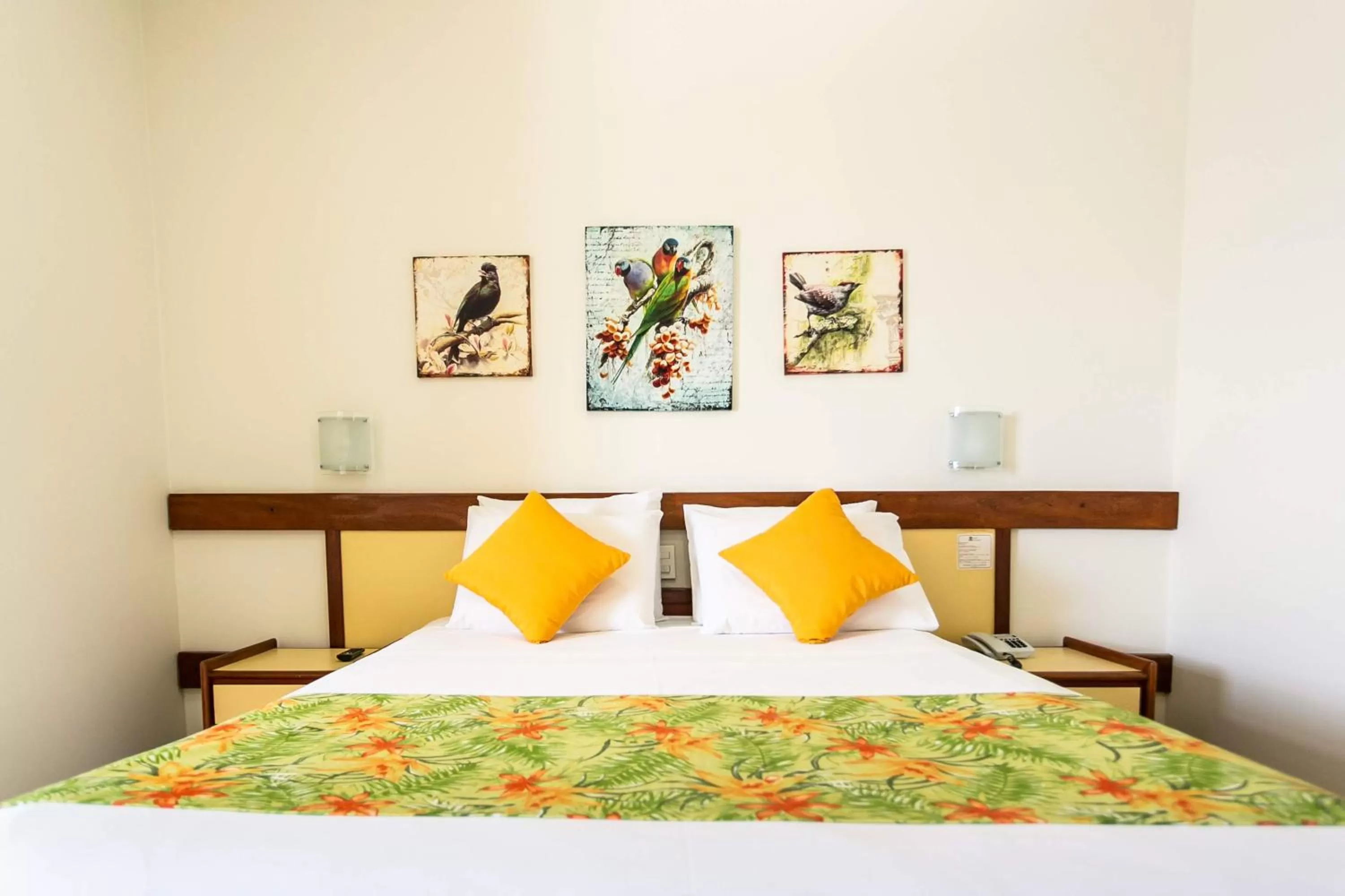 Bed in Hotel Verdemar