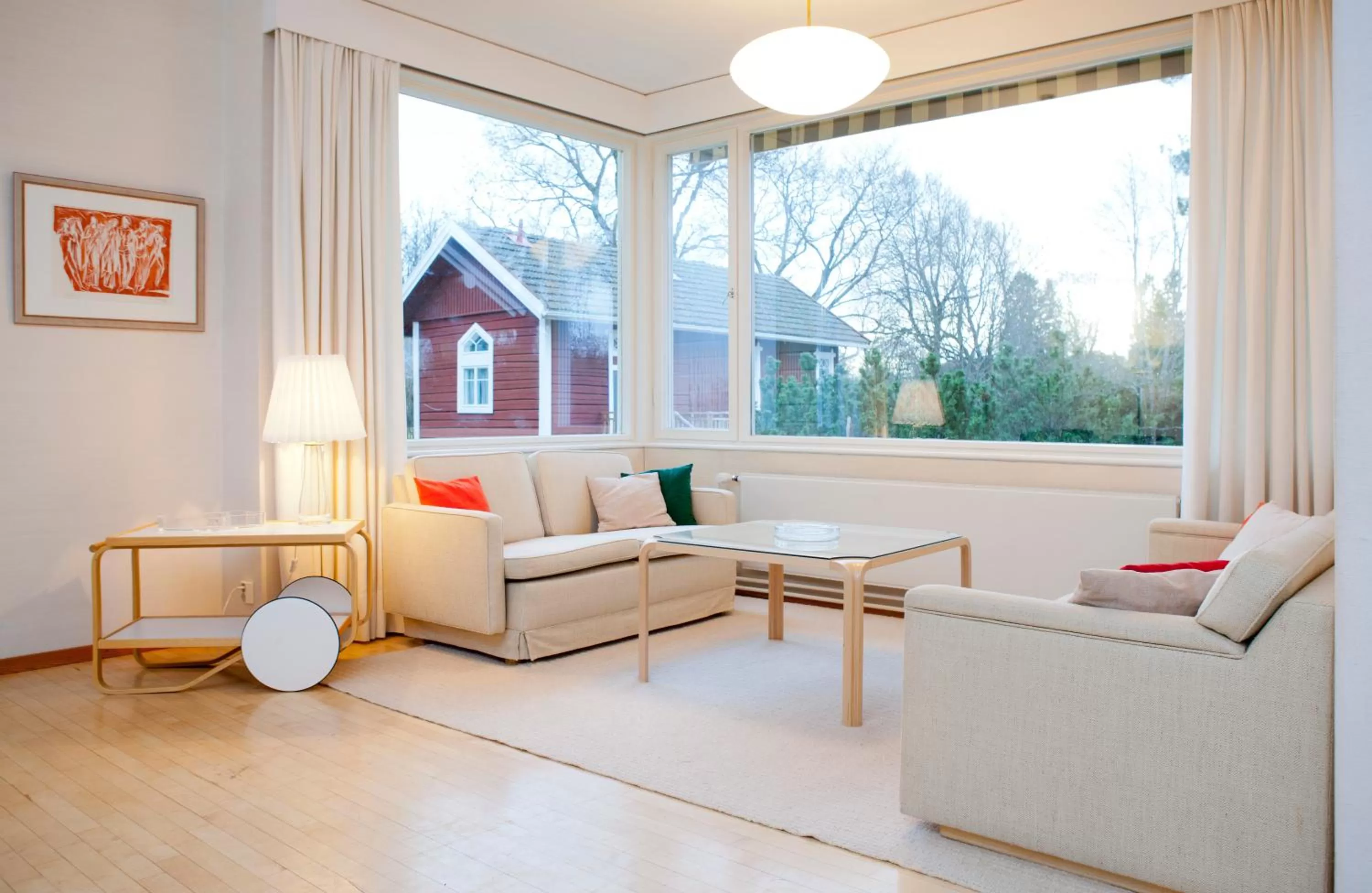 Living room in Ahlströmin Ruukki Noormarkku