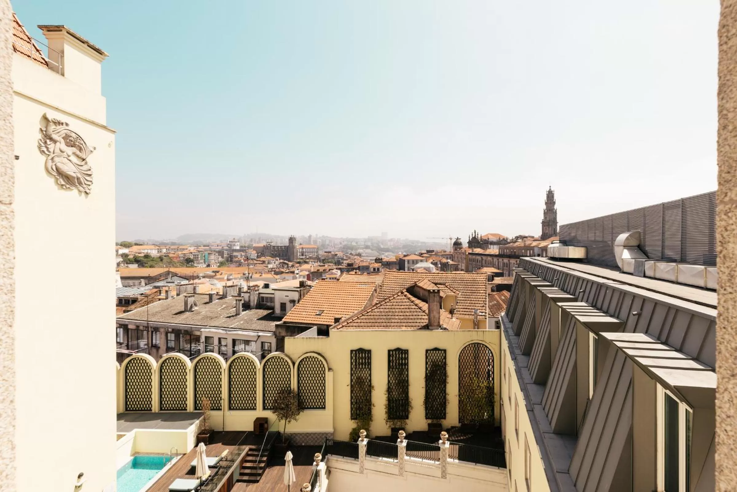 Balcony/Terrace in Hospes Infante Sagres Porto - Small Luxury Hotels Of The World