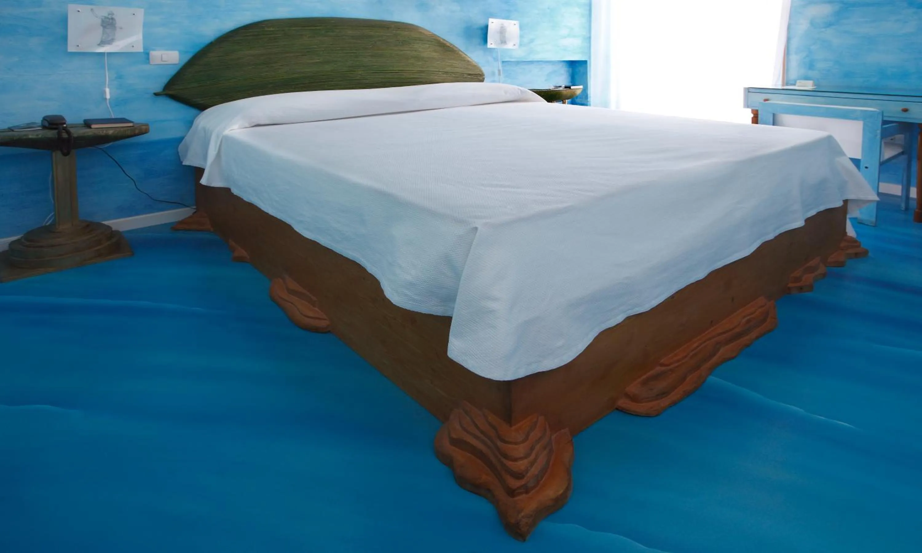 Bed in Hotel Alexander Museum Palace