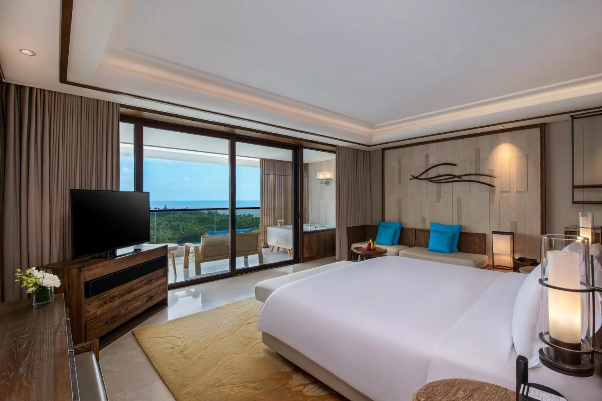 Photo of the whole room, Bed in InterContinental Sanya Haitang Bay Resort by IHG