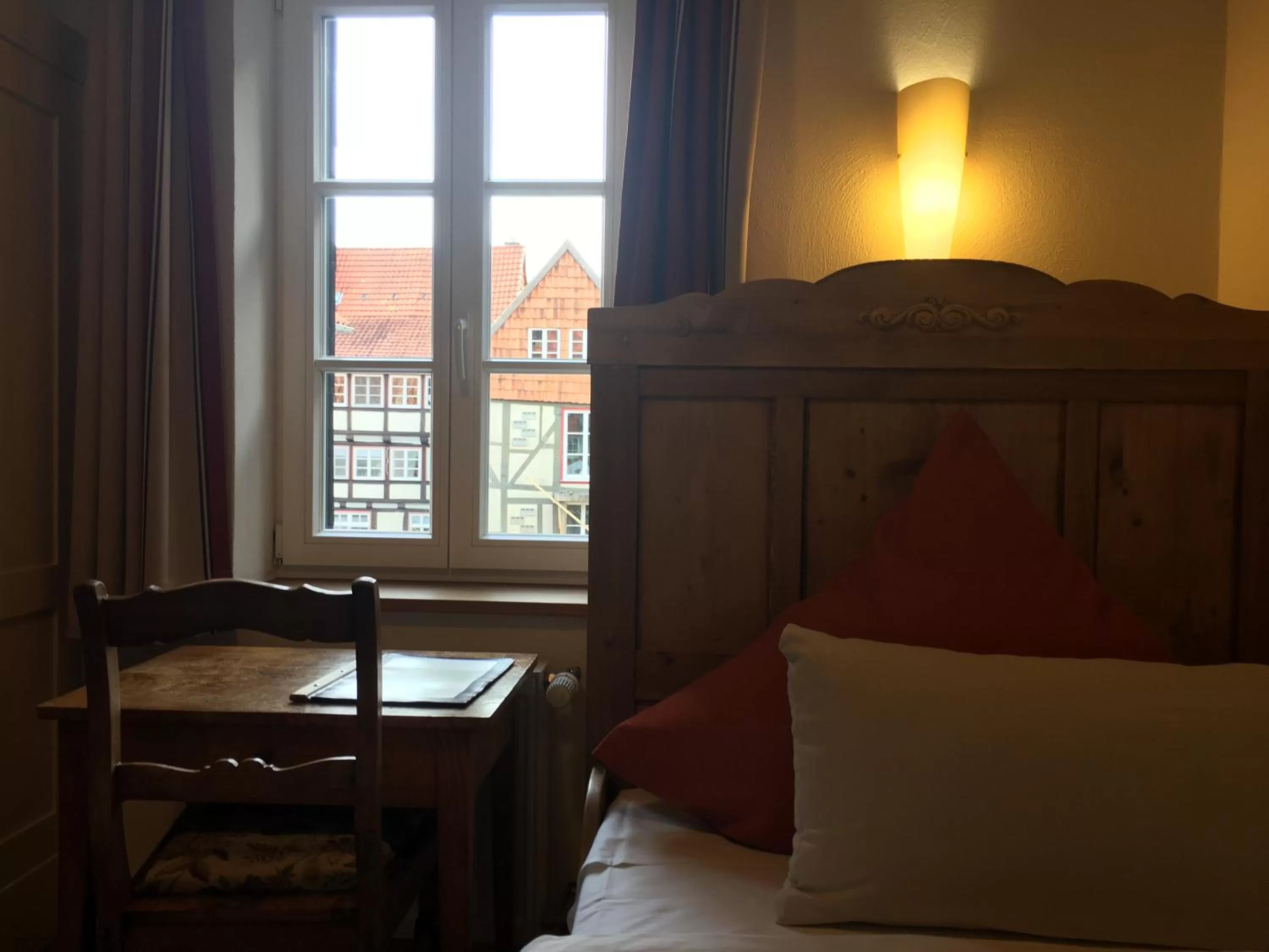 Decorative detail in Fachwerk-Hotel Eisenbart