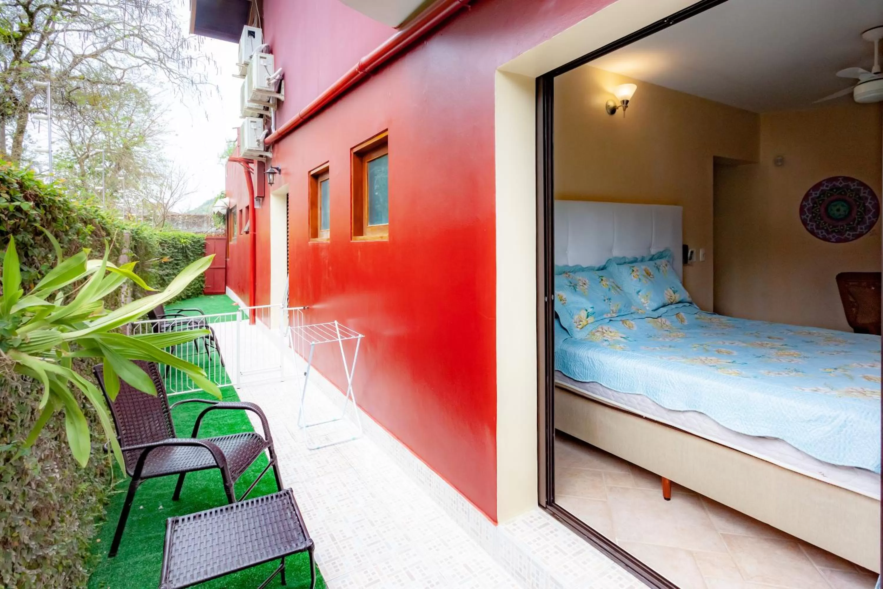 Garden, Bed in Ubatuba Ecologic Pousada