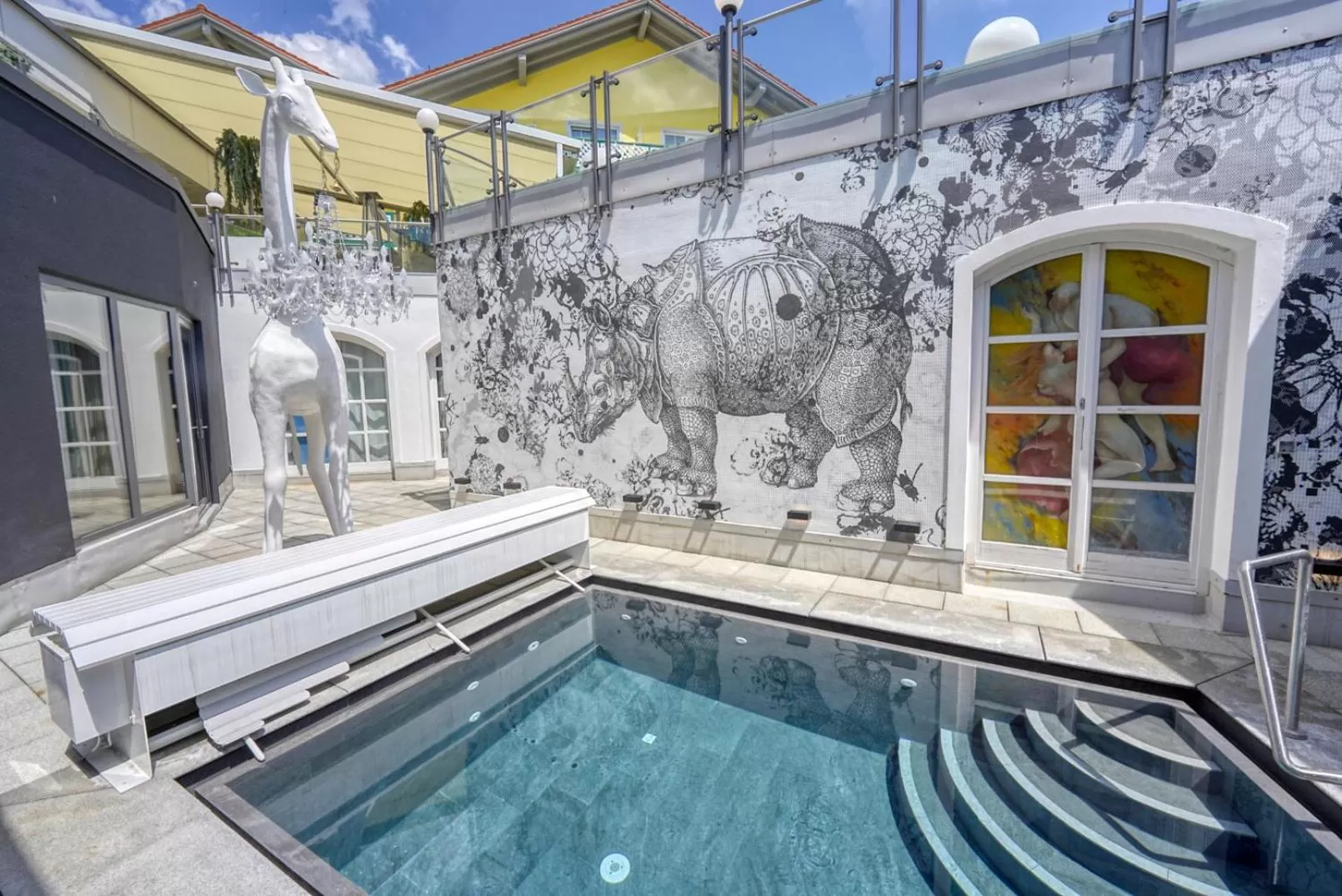 Swimming pool in Angerhof Sport- u. Wellnesshotel