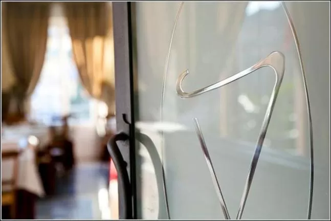 Decorative detail in Da ö Vittorio SRL