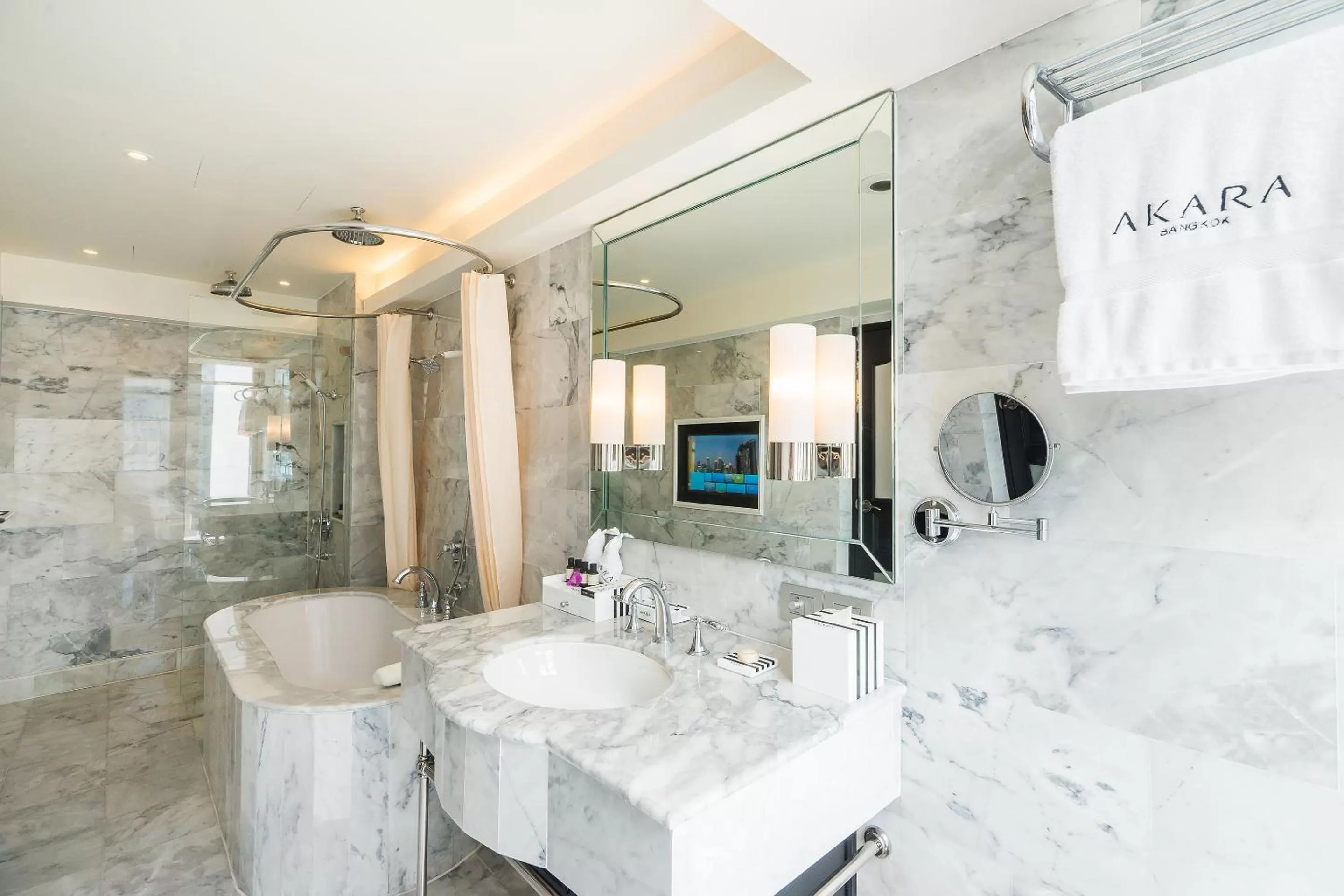 Shower in Akara Hotel