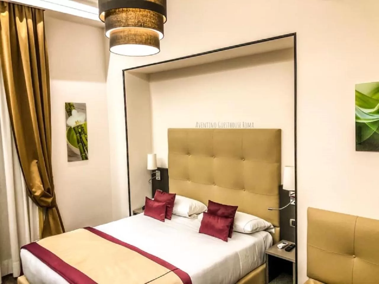 Bed in Aventino Guest House