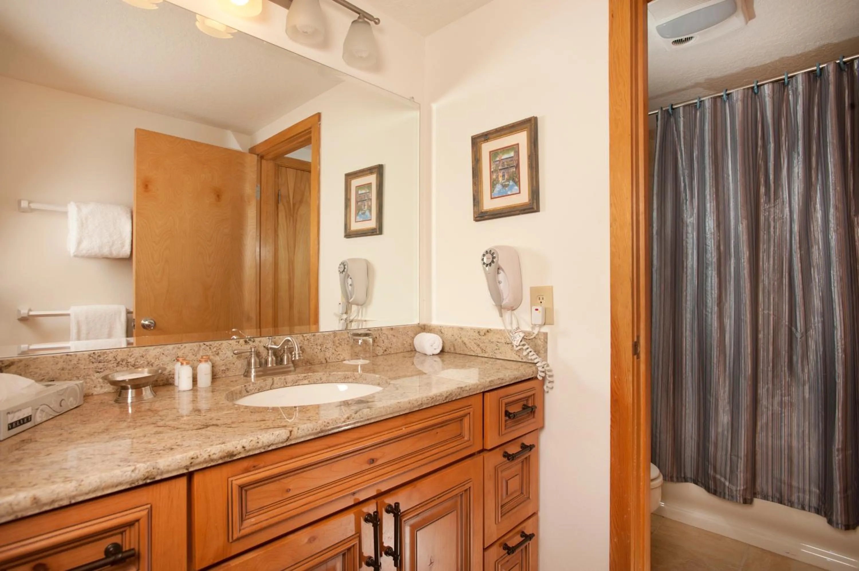 Bathroom in Evergreen Condominiums by Vail Resorts