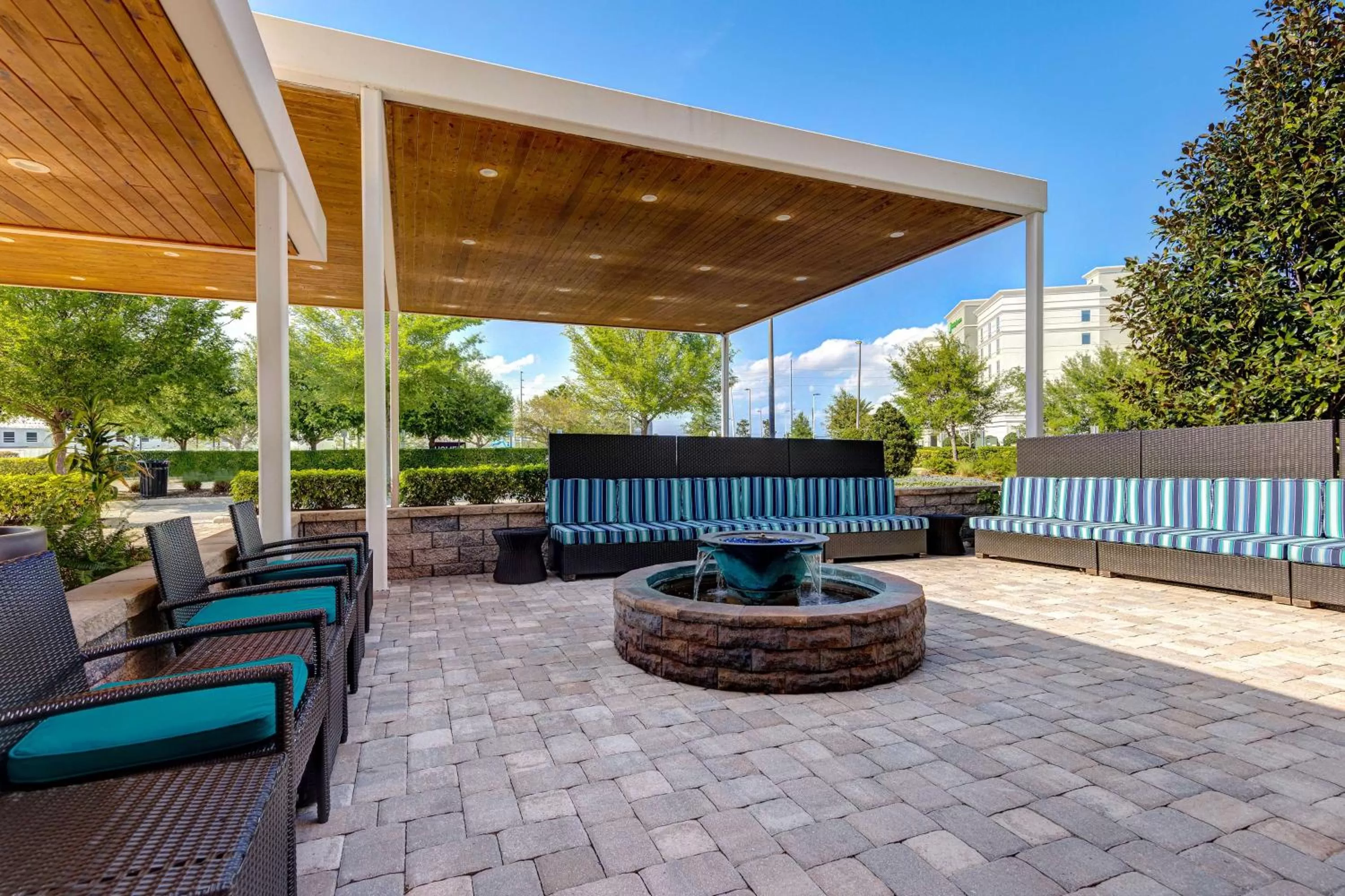 Patio in Home2 Suites by Hilton Orlando International Drive South - Free Shuttle to Theme Parks