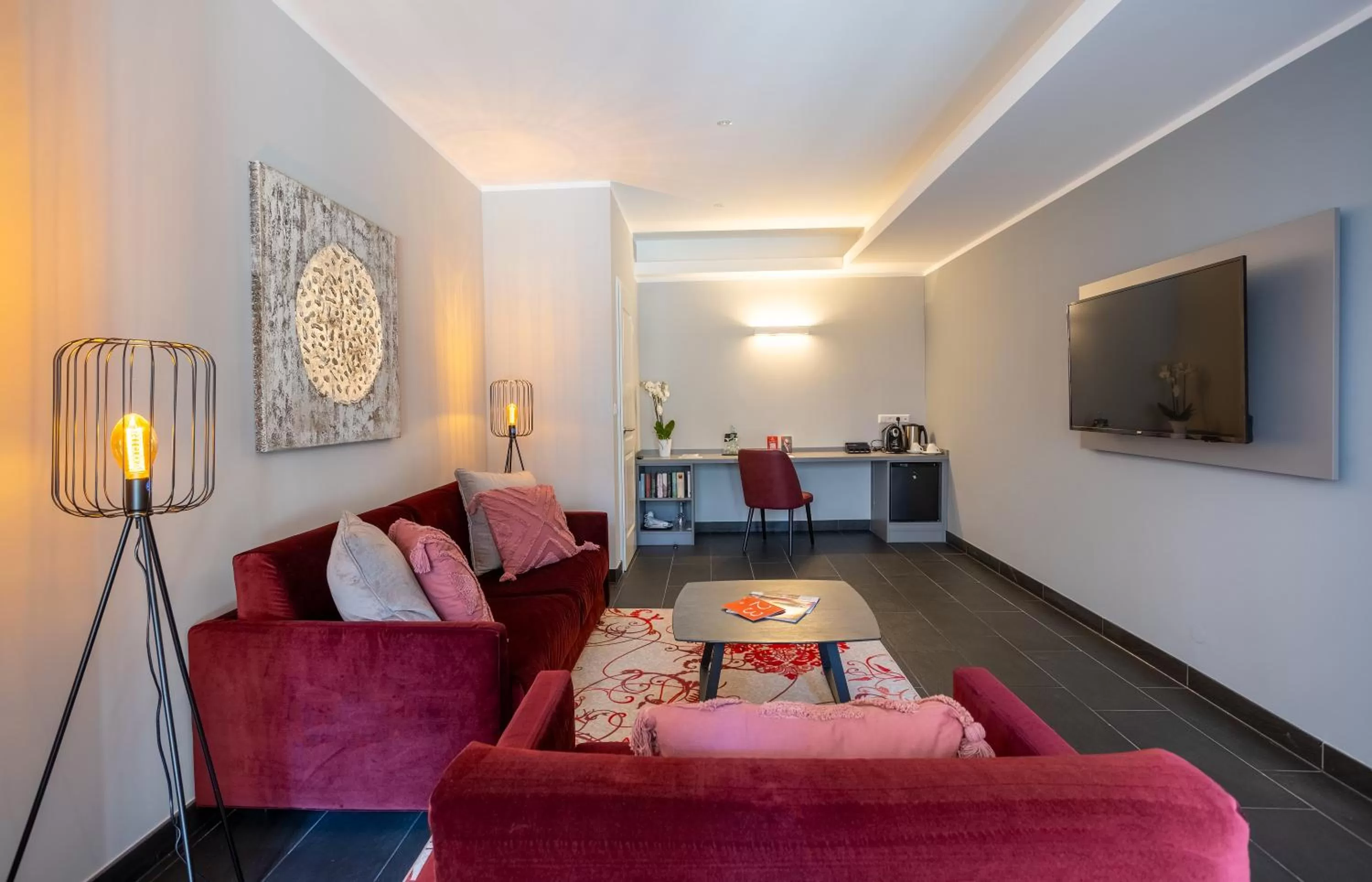 Living room in Batschari Palais Baden-Baden