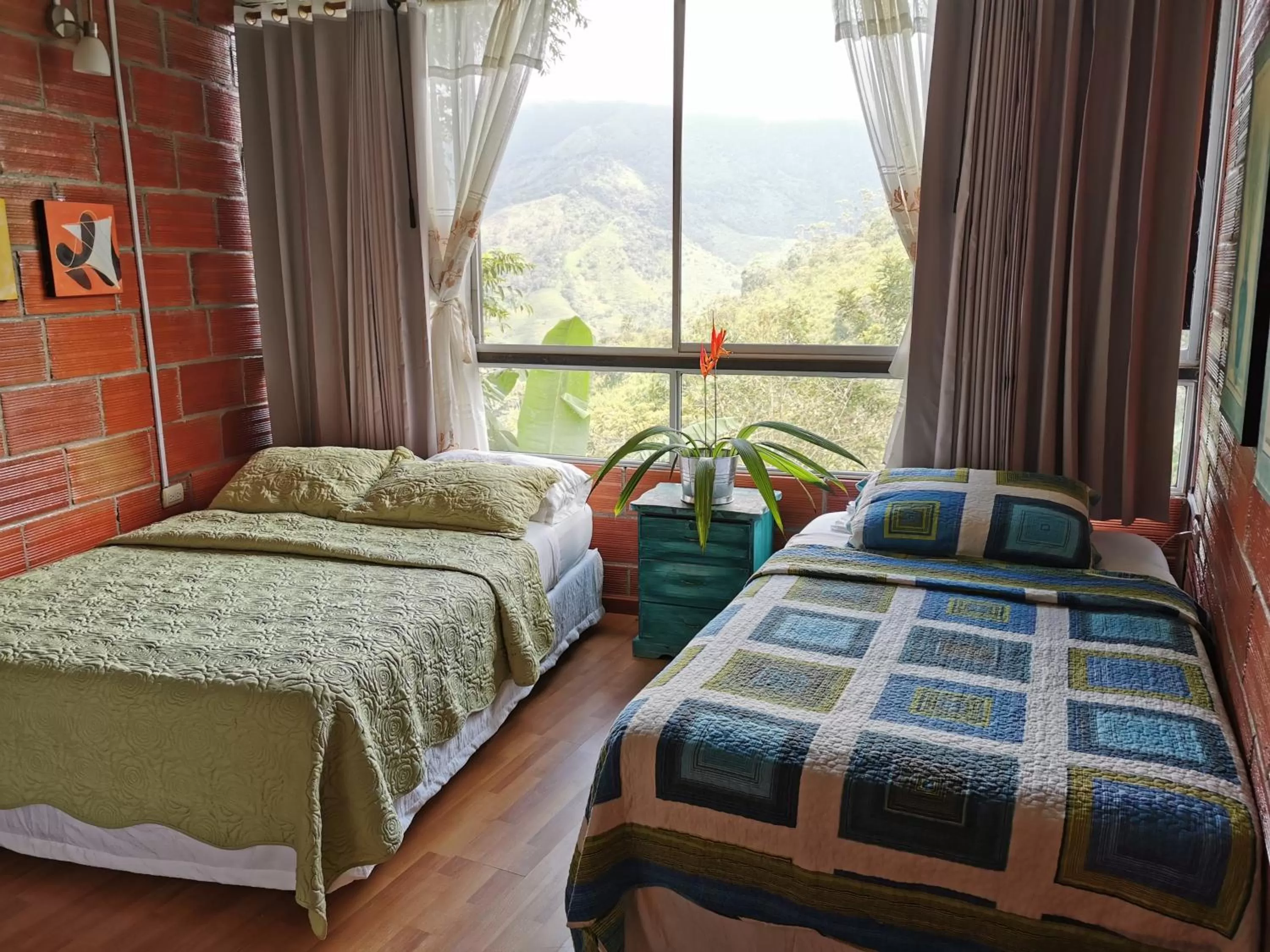 Bed in Hosteria Florecer