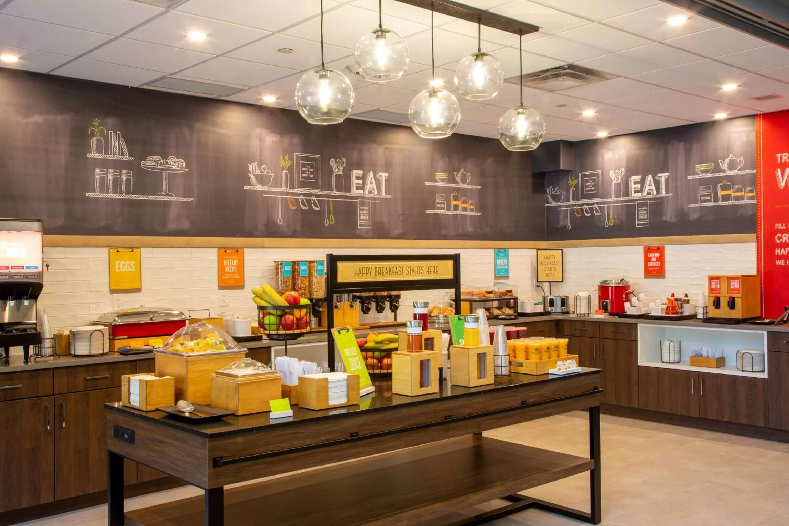 Breakfast in Hampton Inn & Suites Edmonton St. Albert, Ab