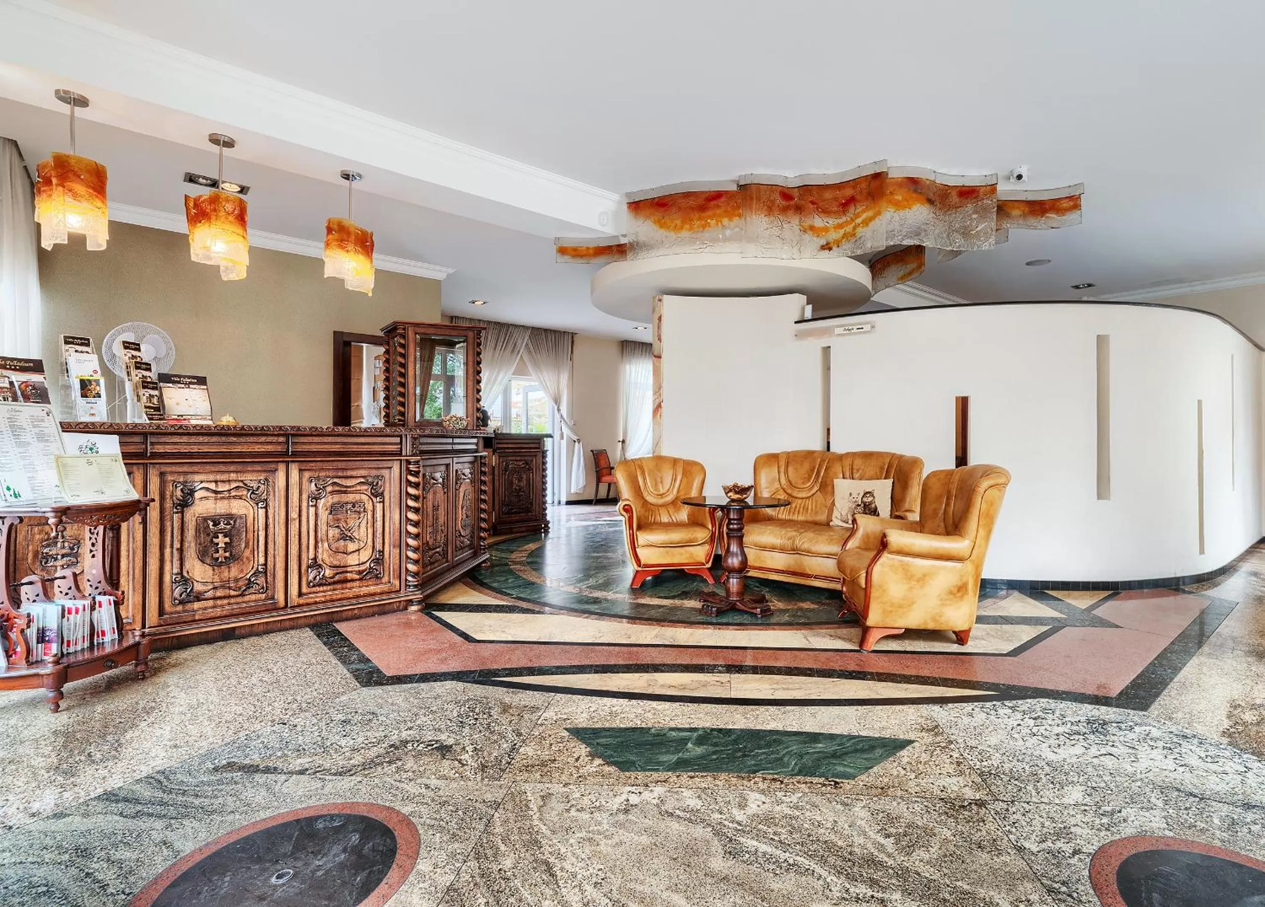Lobby or reception in Villa Palladium