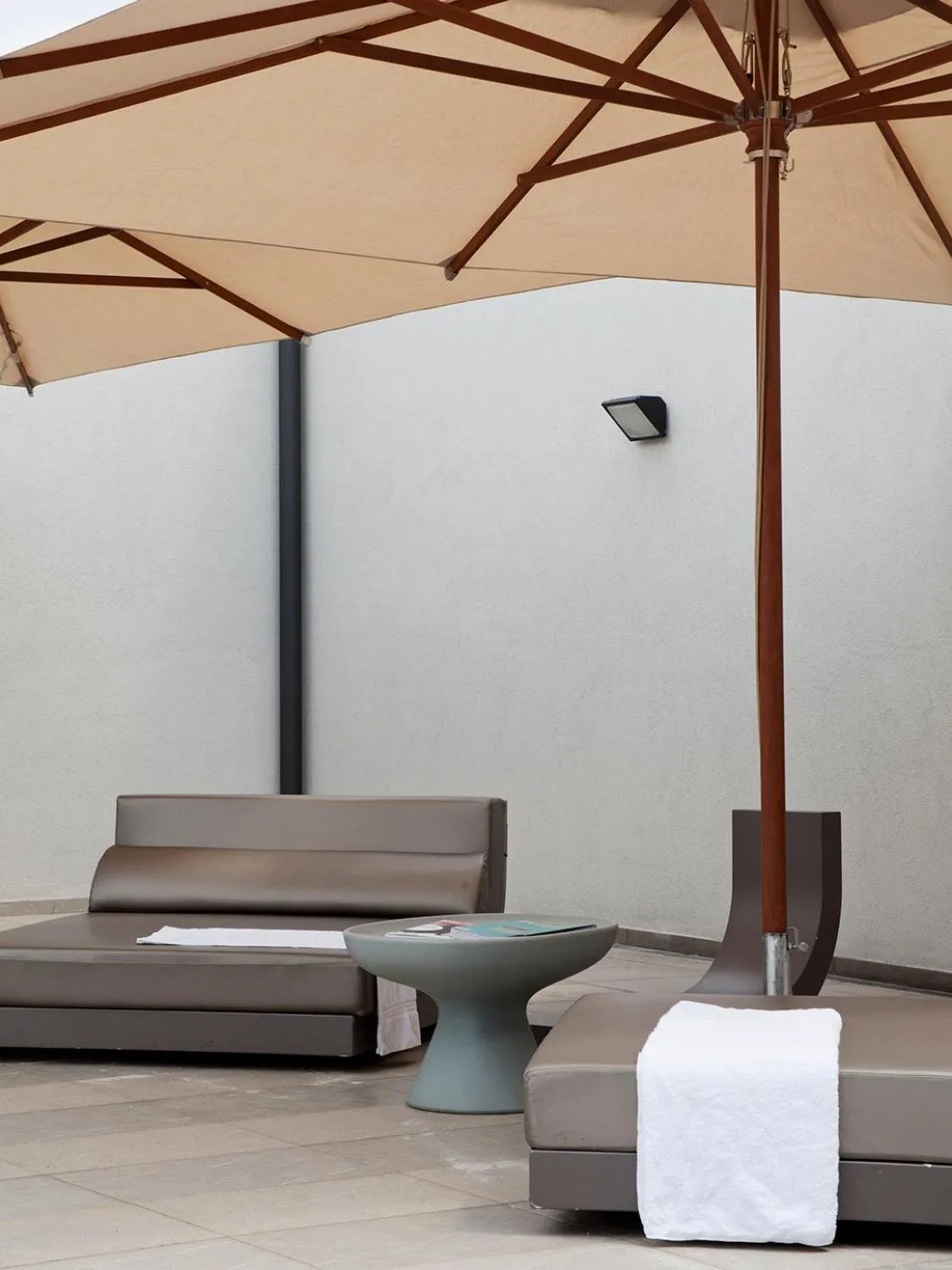 Seating area in Zambala Luxury Apartments