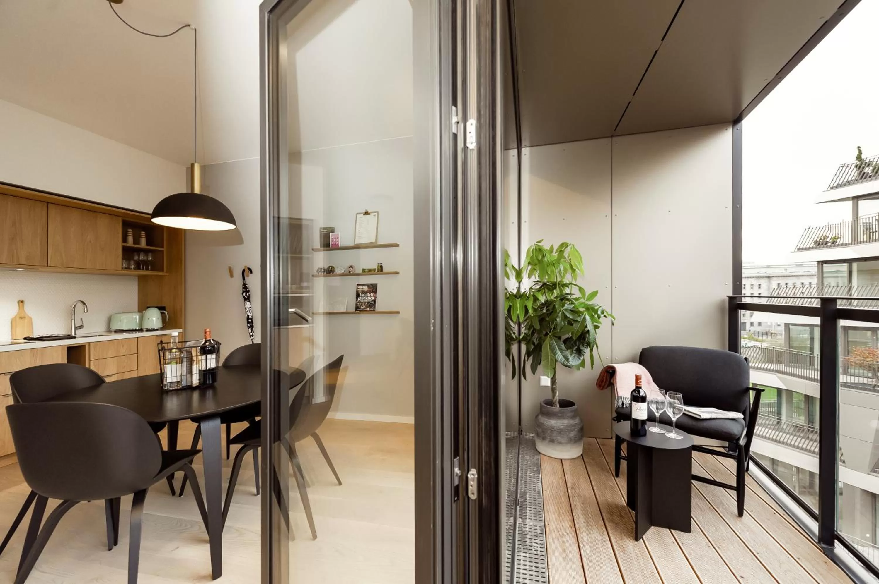 Balcony/Terrace in Wilde Aparthotels Berlin, Checkpoint Charlie