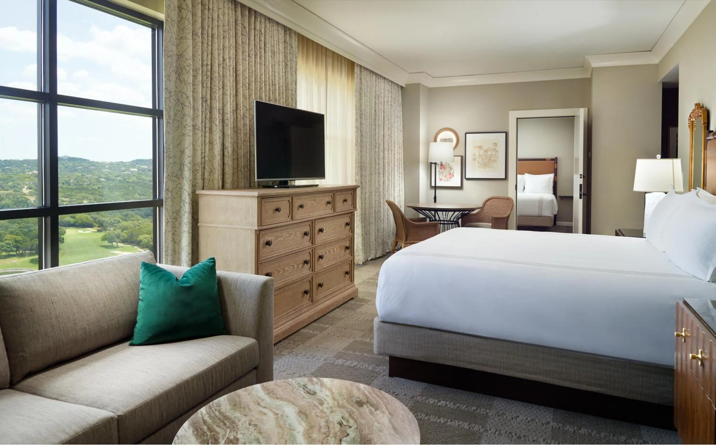 Champions Studio Suite 1 King in Omni Barton Creek Resort and Spa Austin