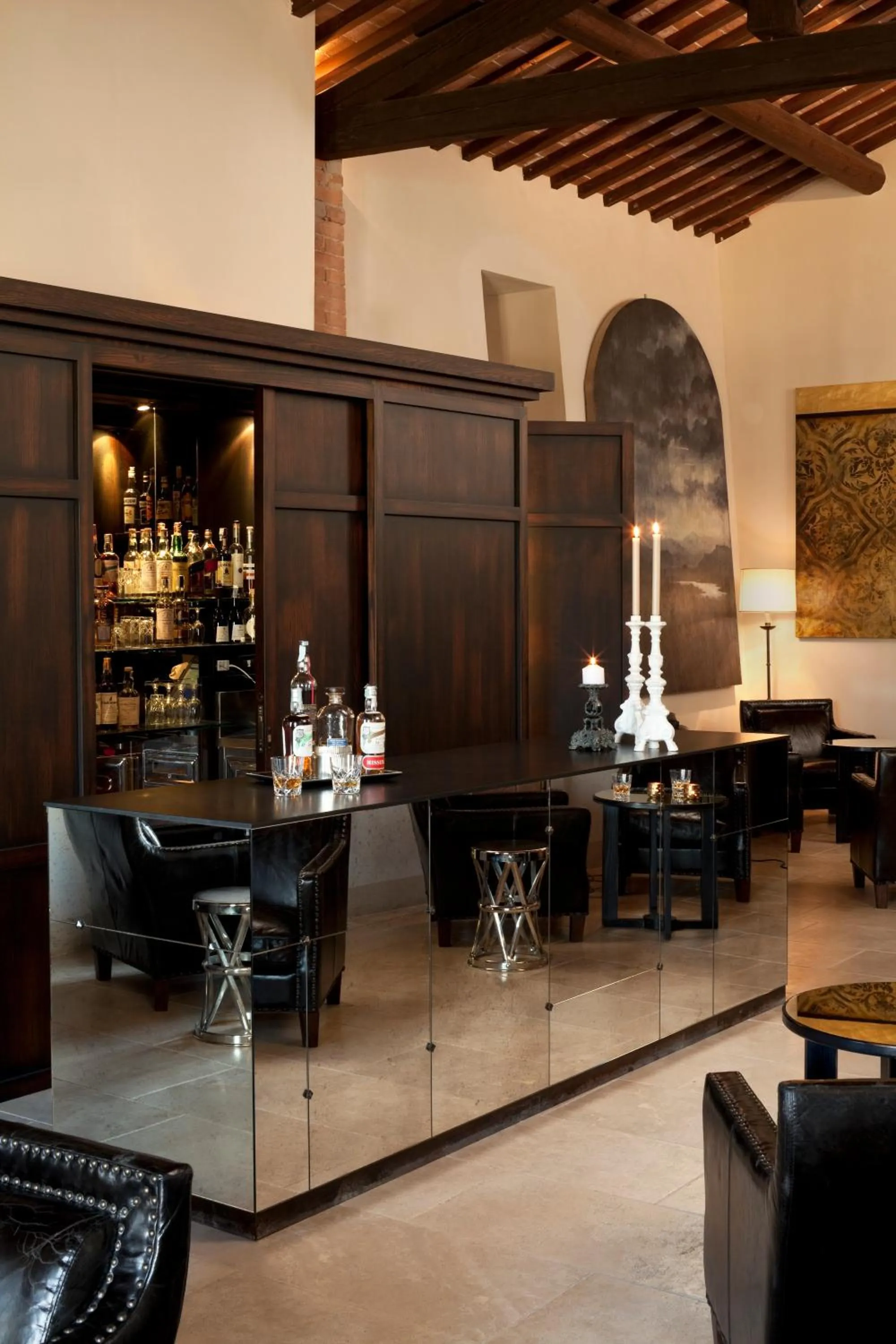 Lounge or bar in Castel Monastero - The Leading Hotels of the World