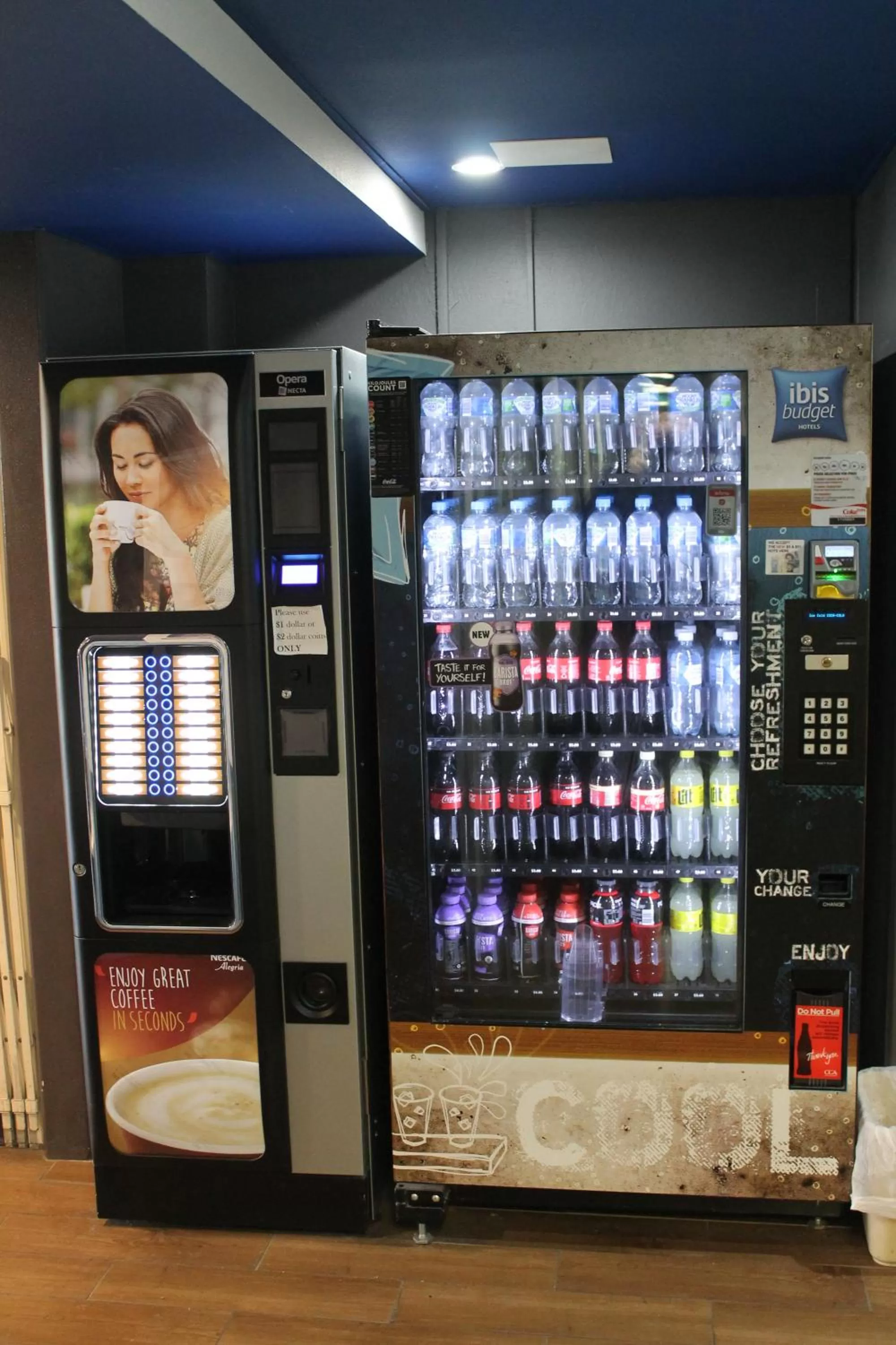 Food and drinks in ibis Budget - Melbourne Airport