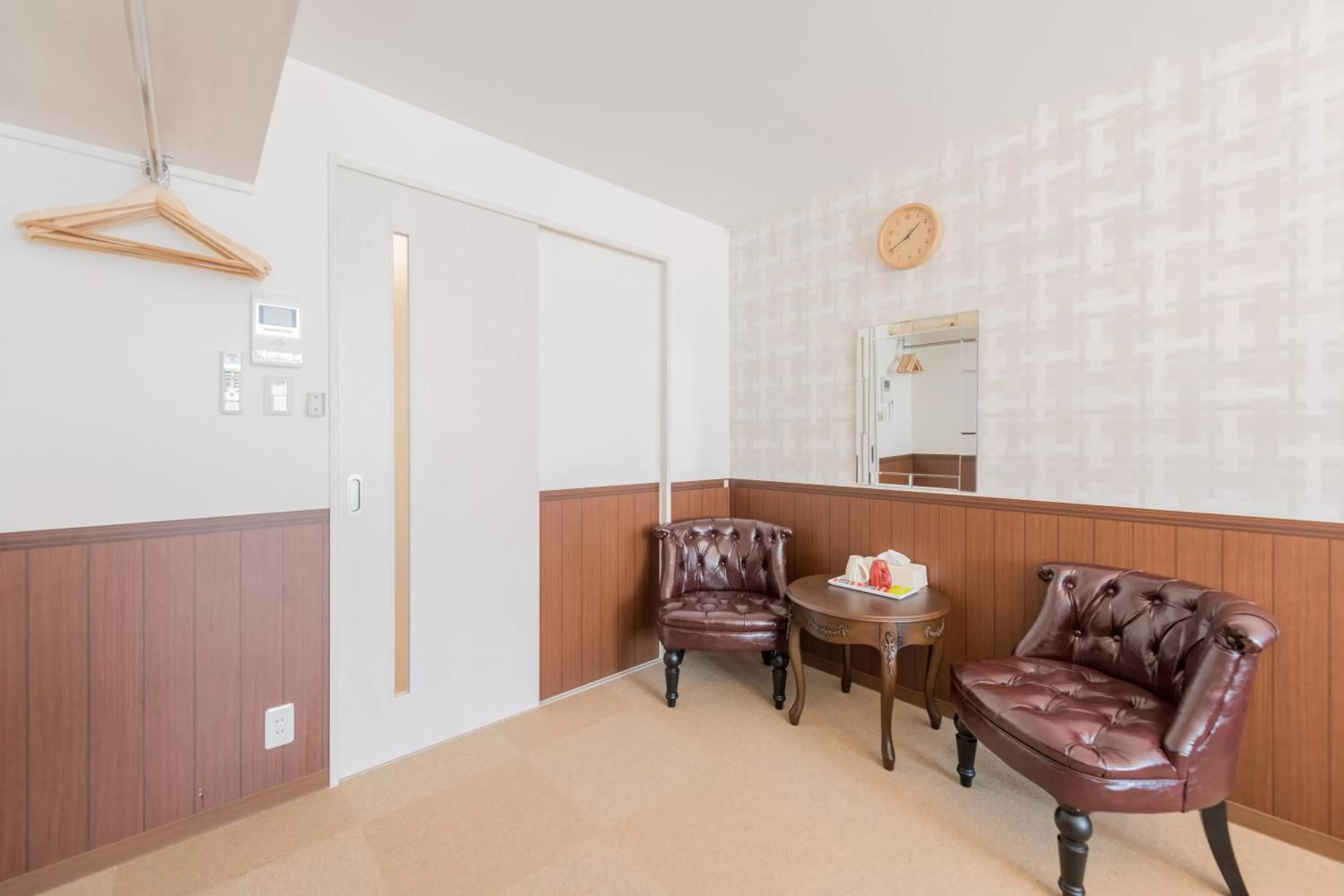 Living room in Floral Green Maple House