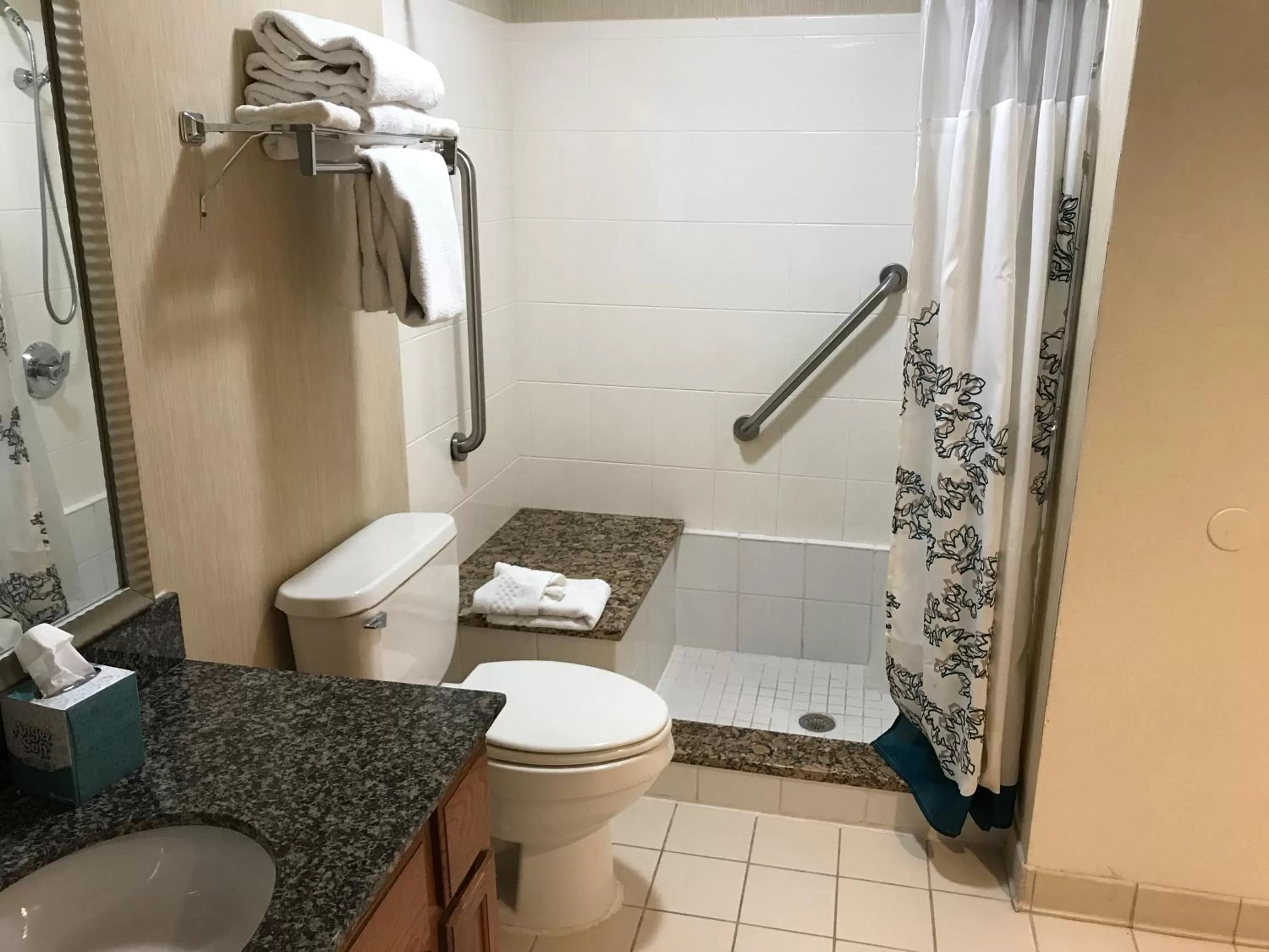 Shower in Hawthorn Suites by Wyndham Tinton Falls