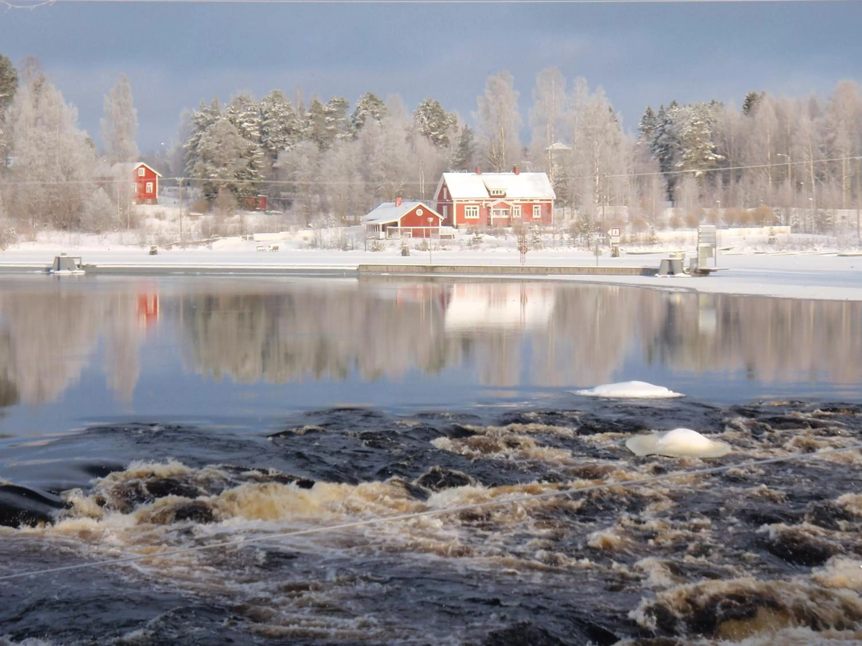 Natural landscape, Winter in Varjola Holiday Center