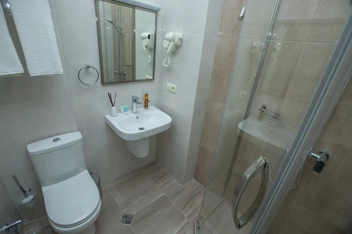 Bathroom in History Hotel Tbilisi