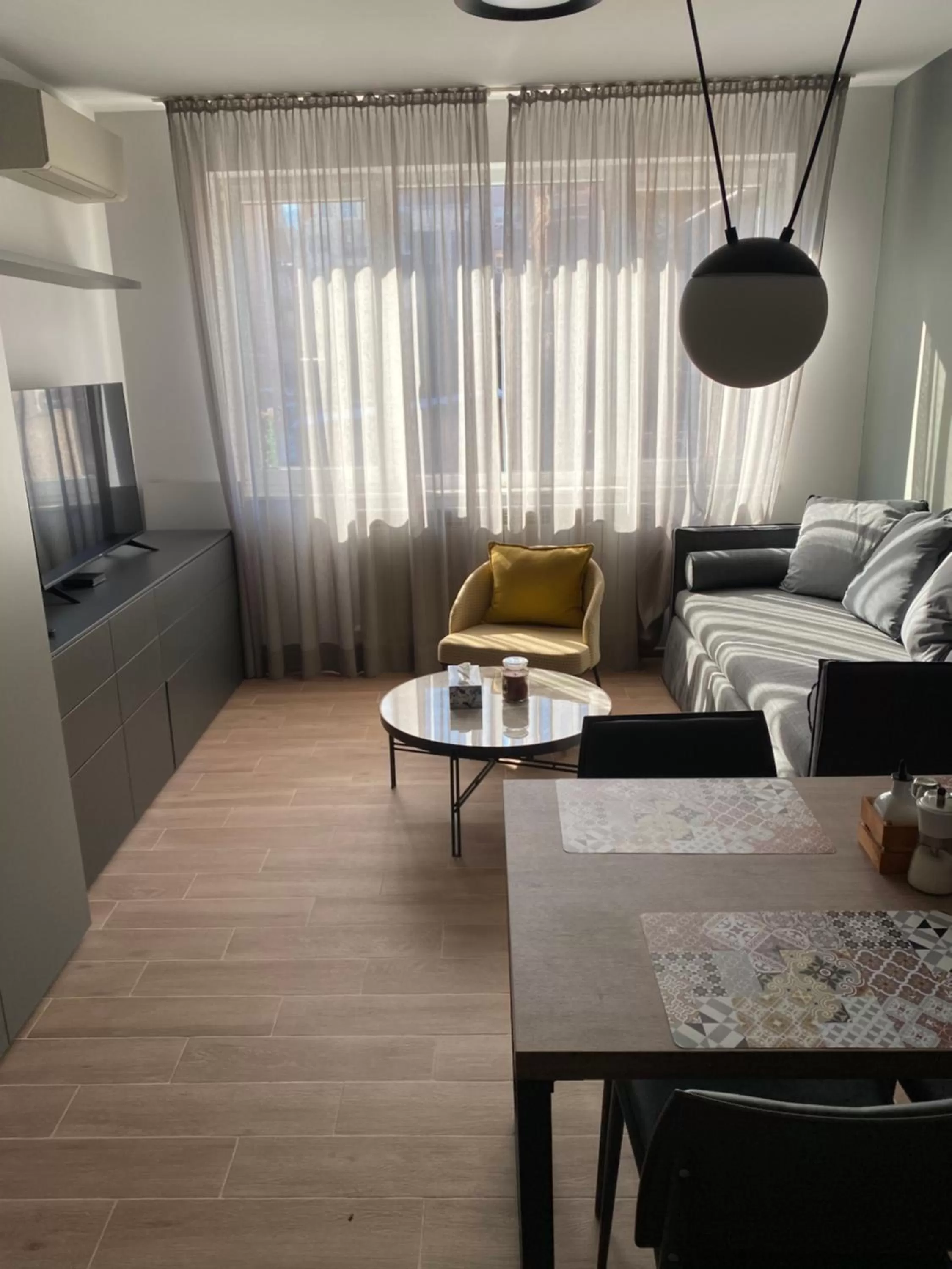 TV and multimedia, Seating Area in 7th Sense boutique apartments