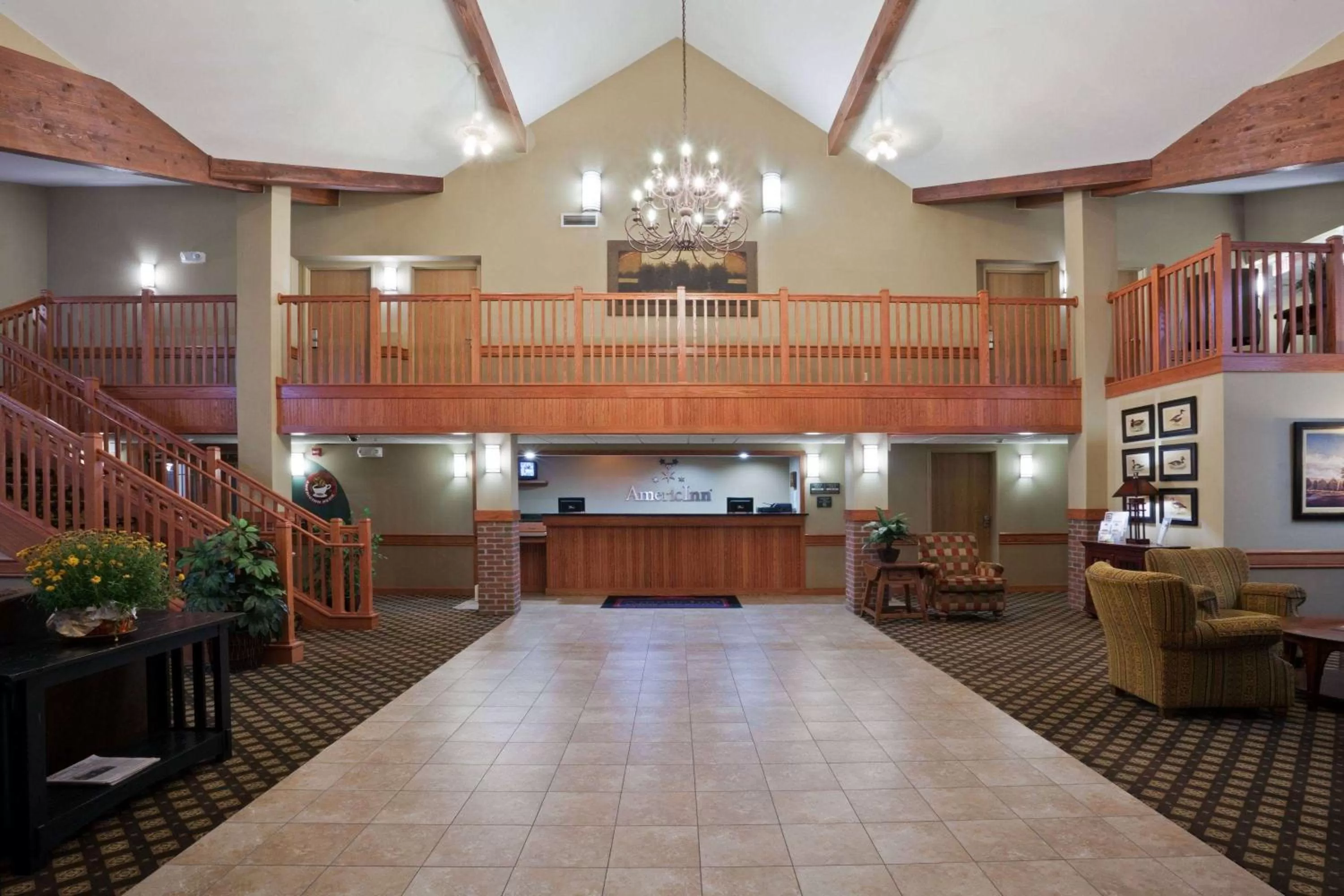 Lobby or reception in AmericInn by Wyndham Fort Pierre Conference Center