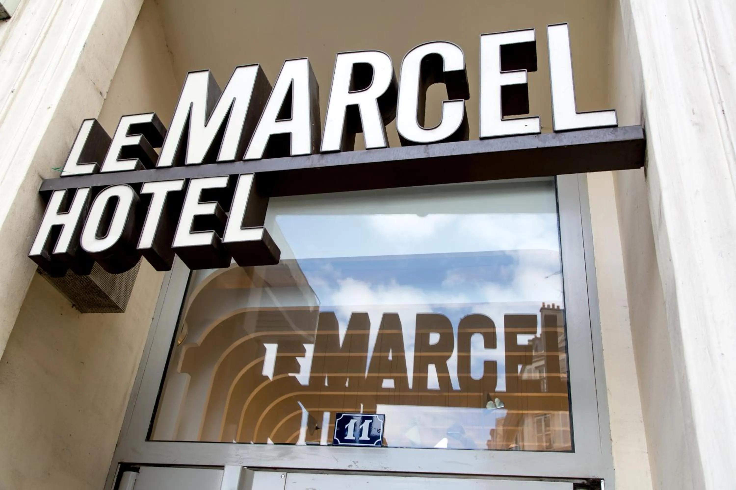 Facade/entrance, Property Logo/Sign in Hôtel Le Marcel Paris Gare de l'Est