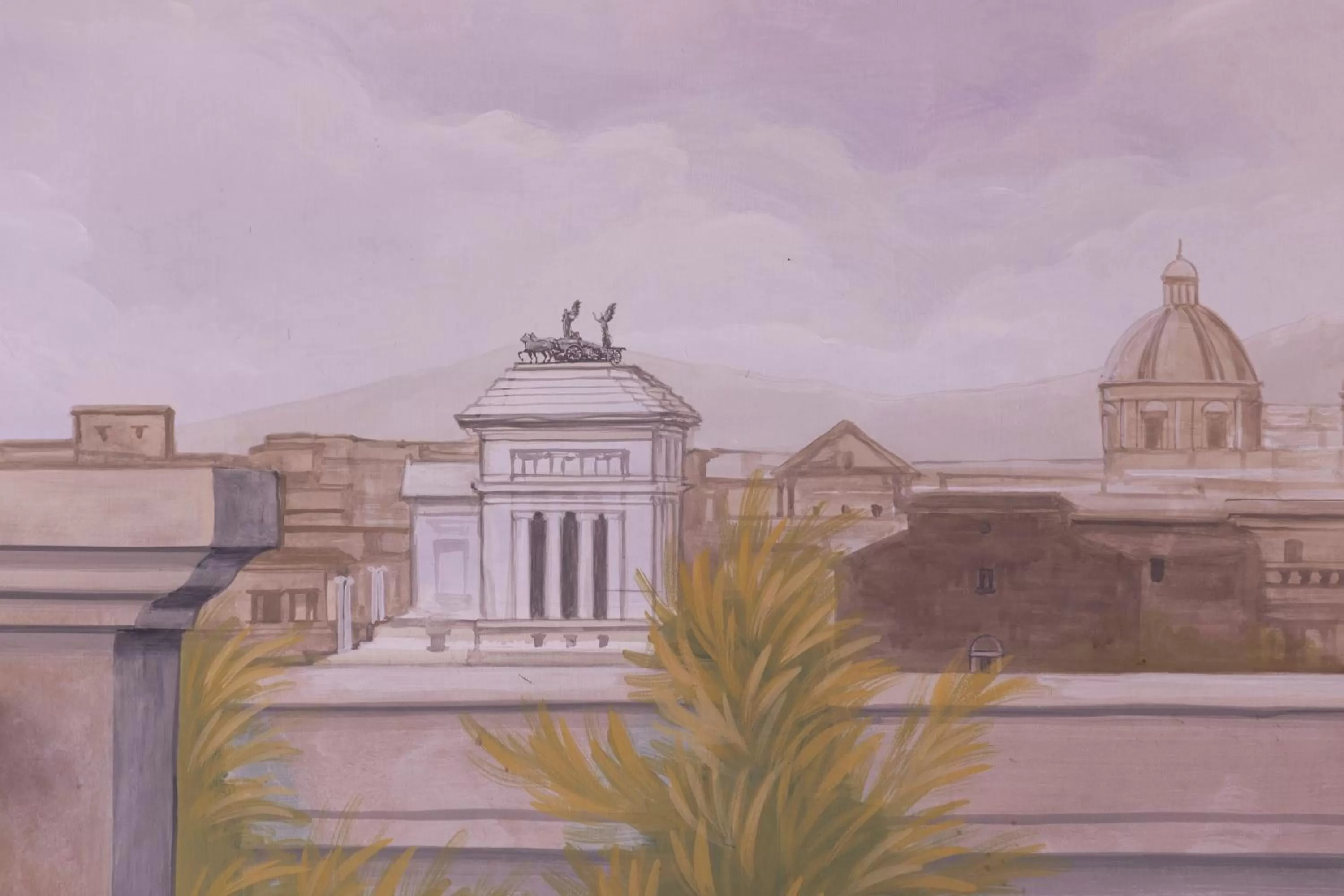 Decorative detail in Suites Trastevere