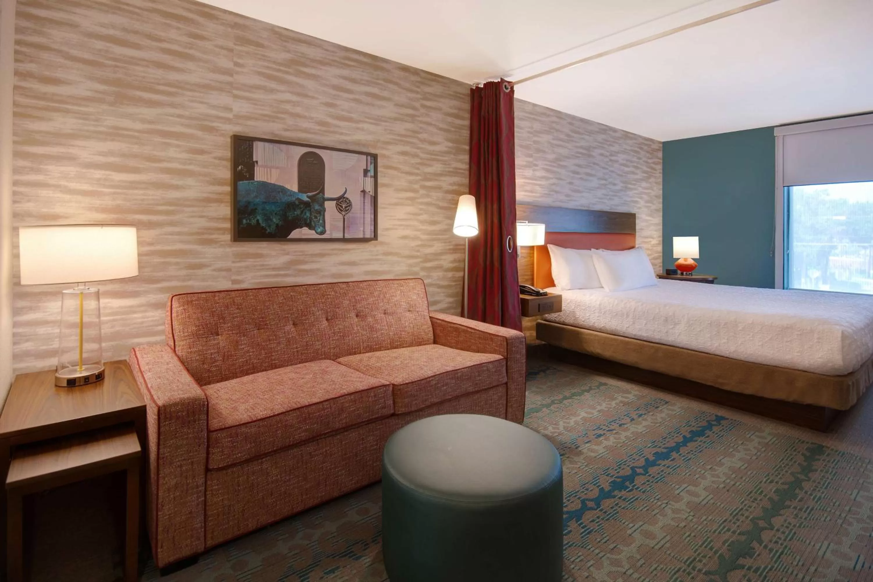 Bed in Home2 Suites By Hilton Waco