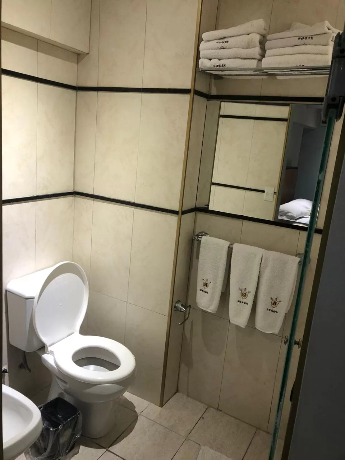 Bathroom in Hotel Athos