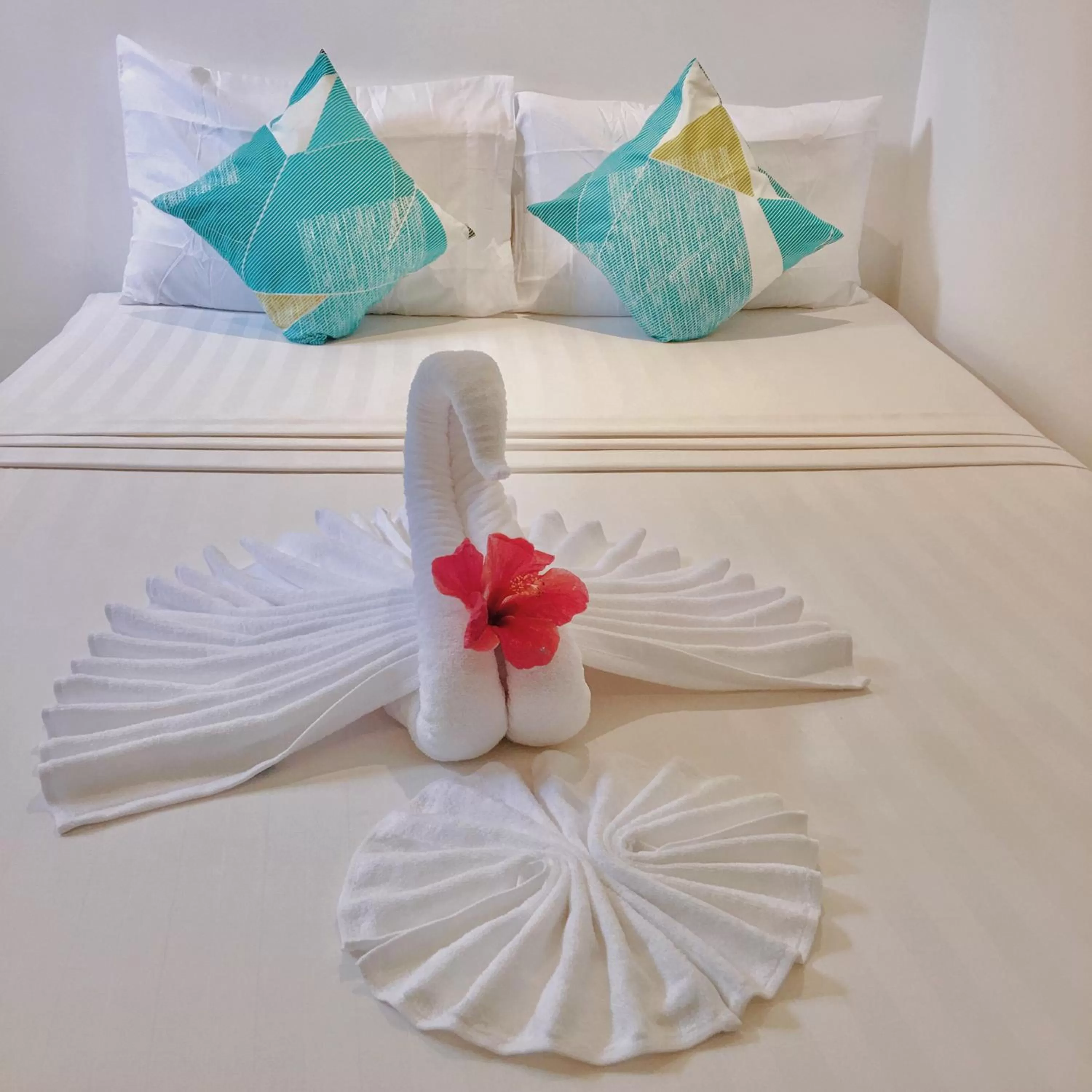 Bed in Palmera El Nido Inn