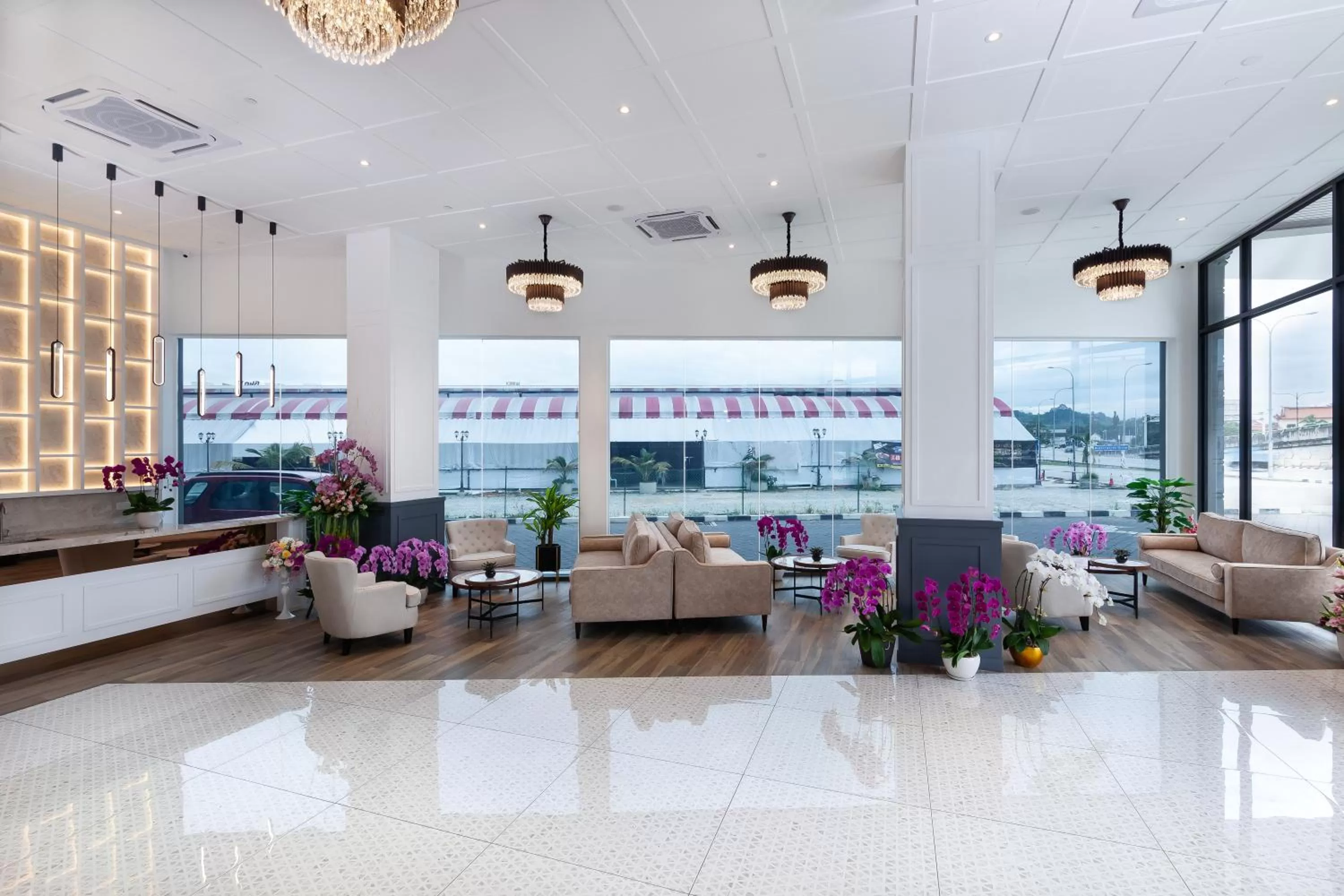 Lobby or reception in Wesley Hotel