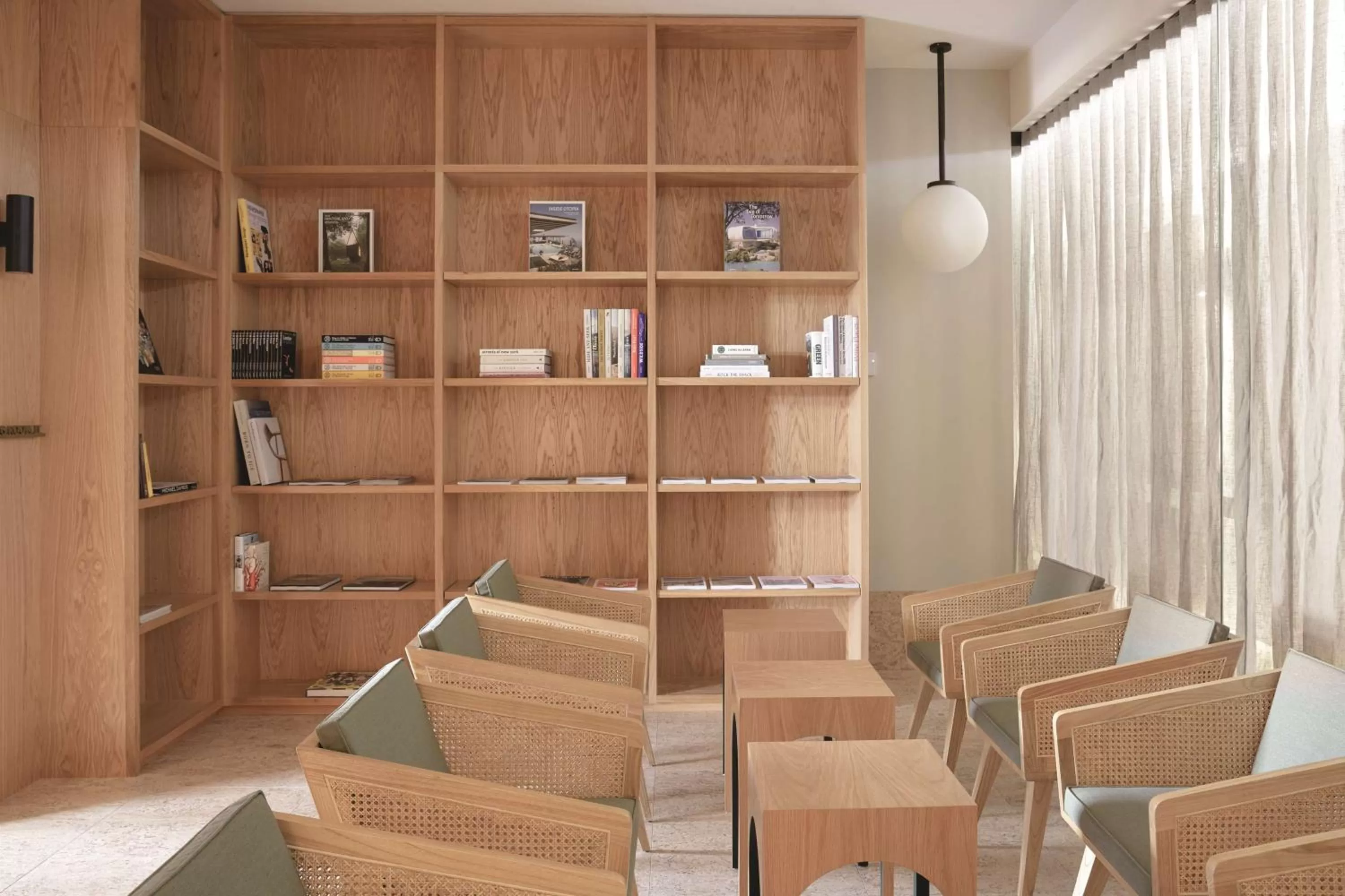 Library in The Calile Hotel