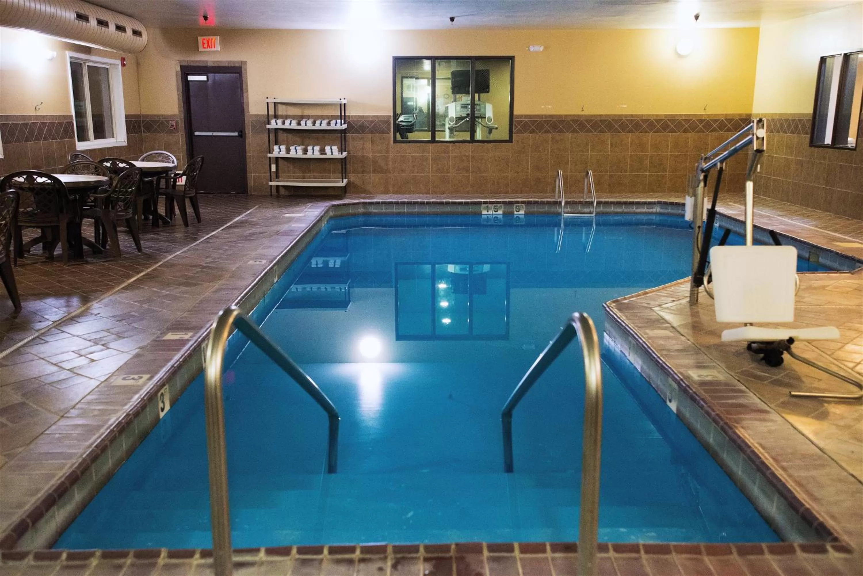 Swimming pool in Holiday Inn Express Devils Lake by IHG