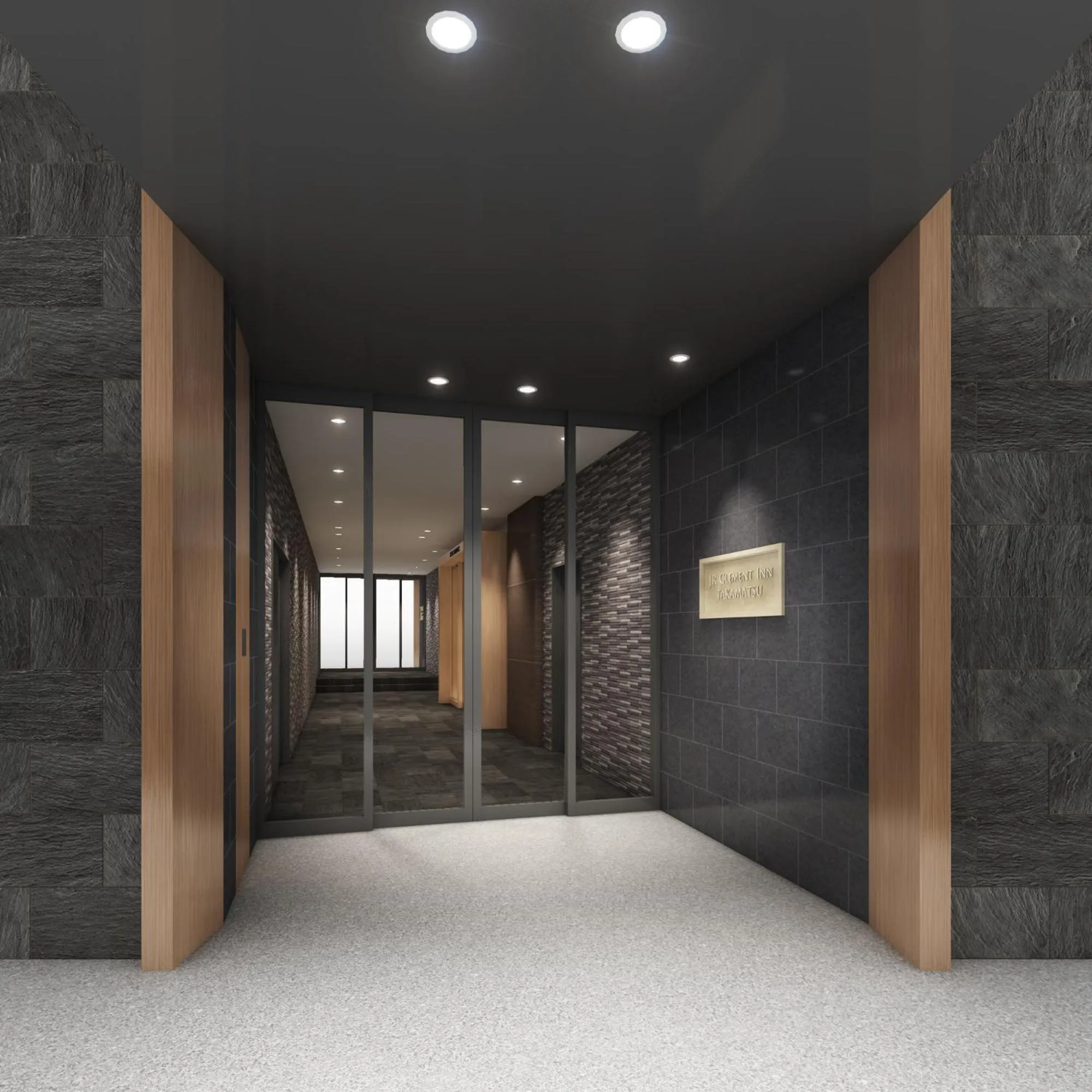 Facade/entrance in JR Clement Inn Takamatsu