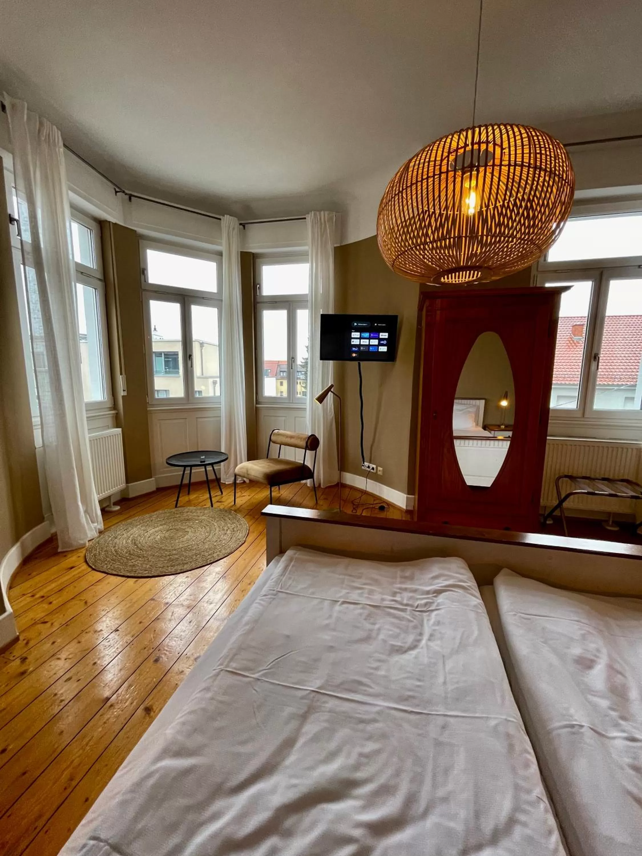 Photo of the whole room, Bed in AUERSTEIN-Hotels auerstein & auerstein-mono