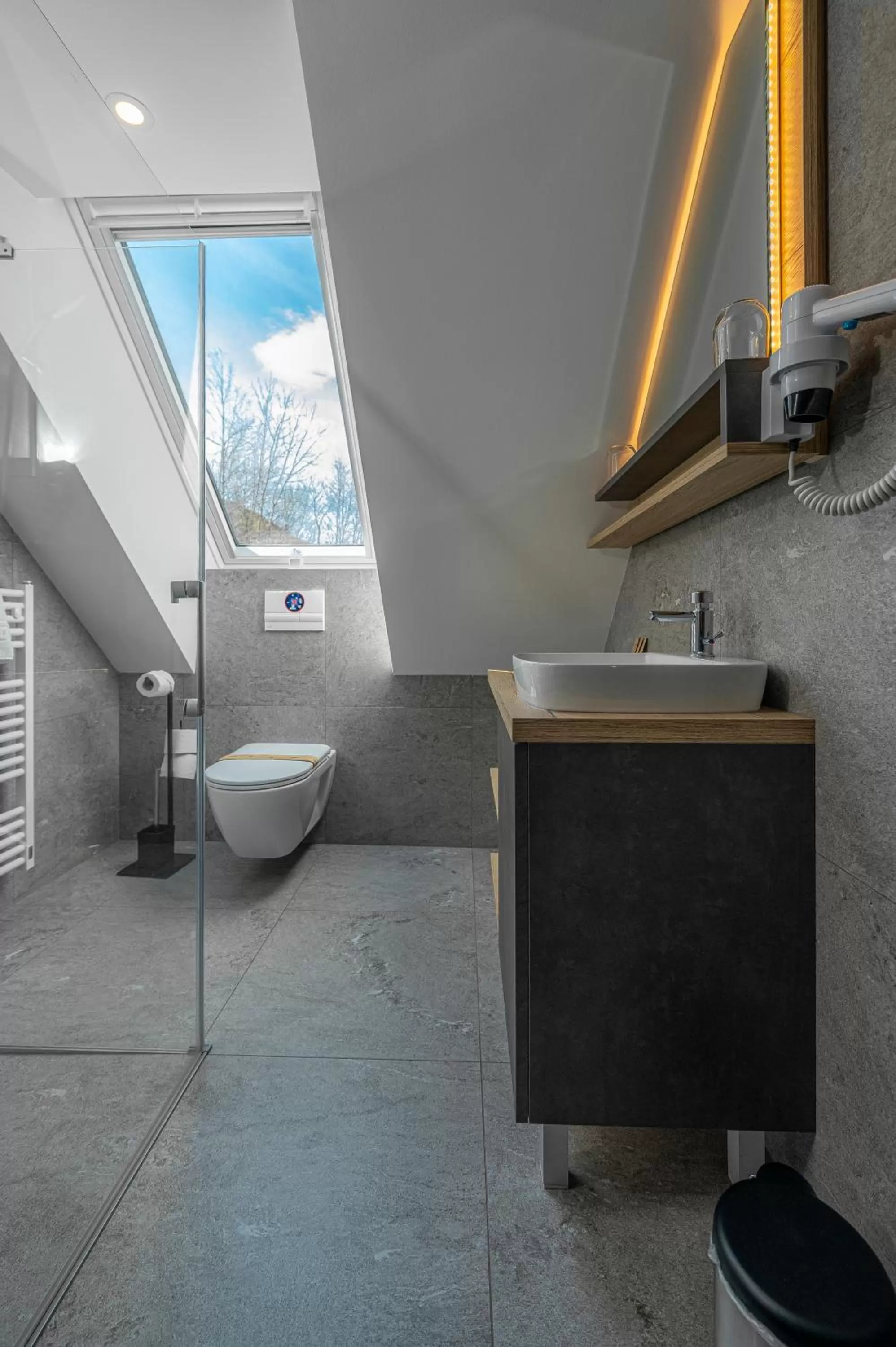 Bathroom in Veldes B&B