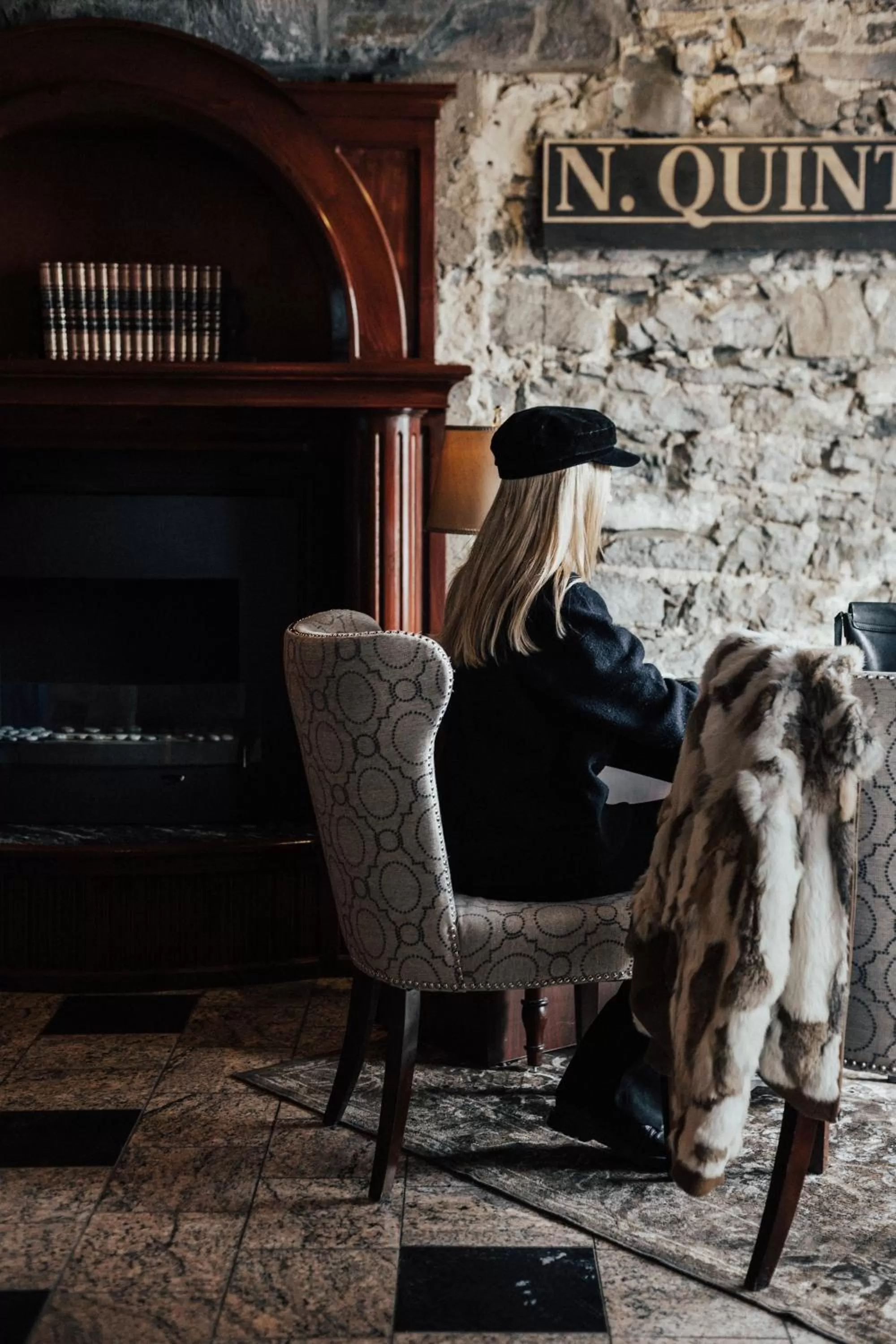 Lobby or reception in Auberge du Vieux Port by Gray Collection