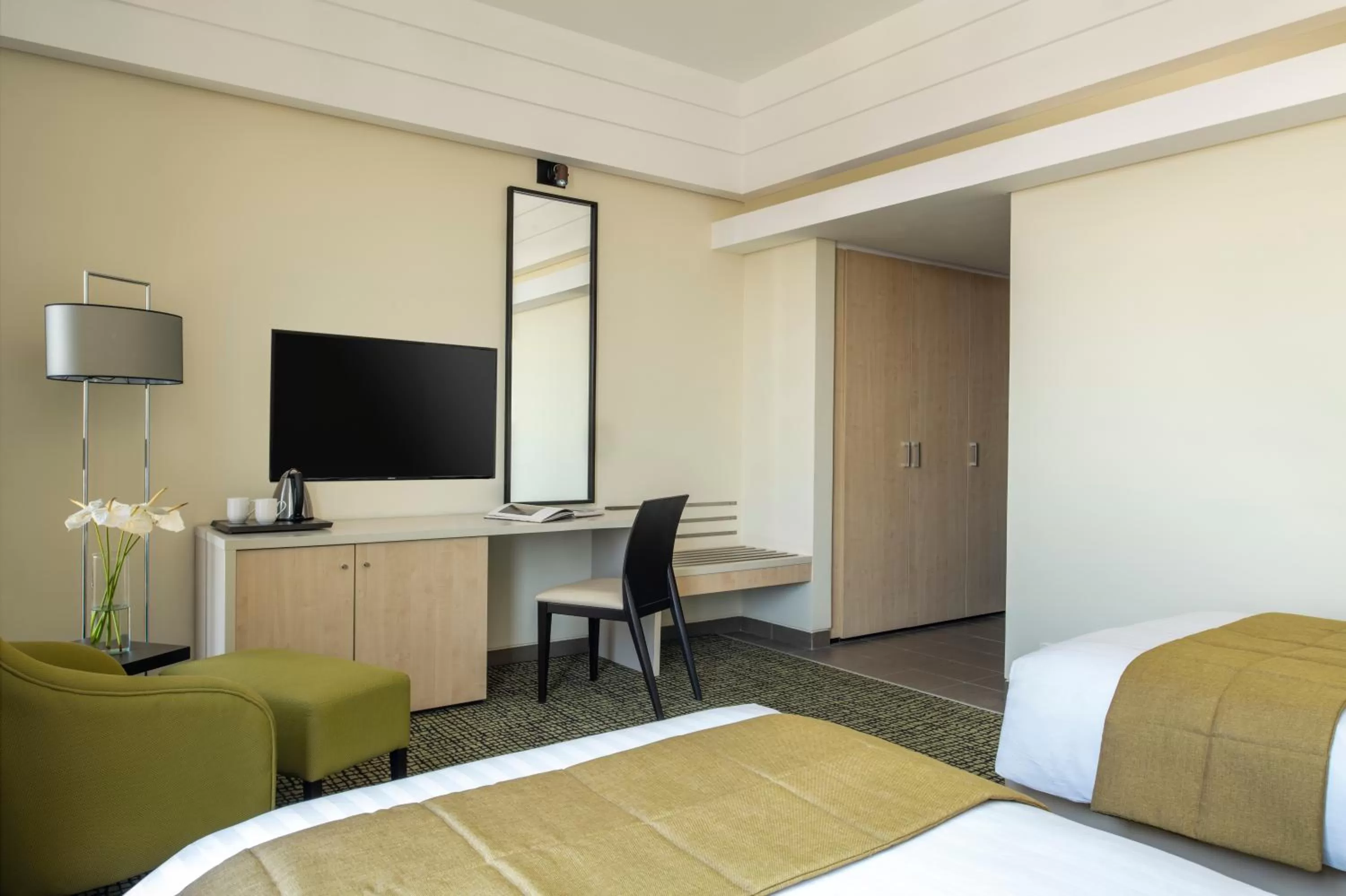 Bed in Bristoria Hotel Erbil