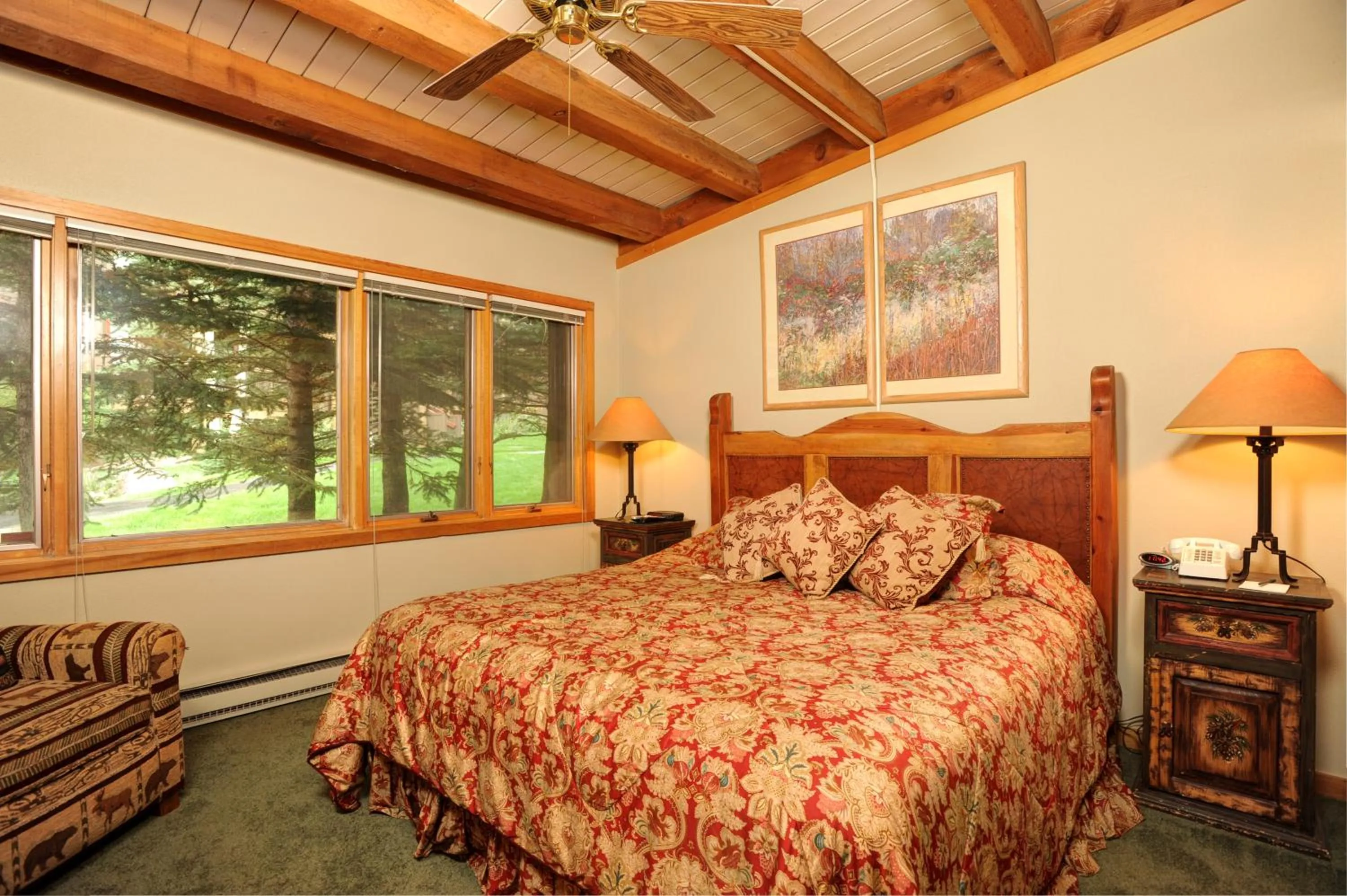 Bed in Evergreen Condominiums by Vail Resorts