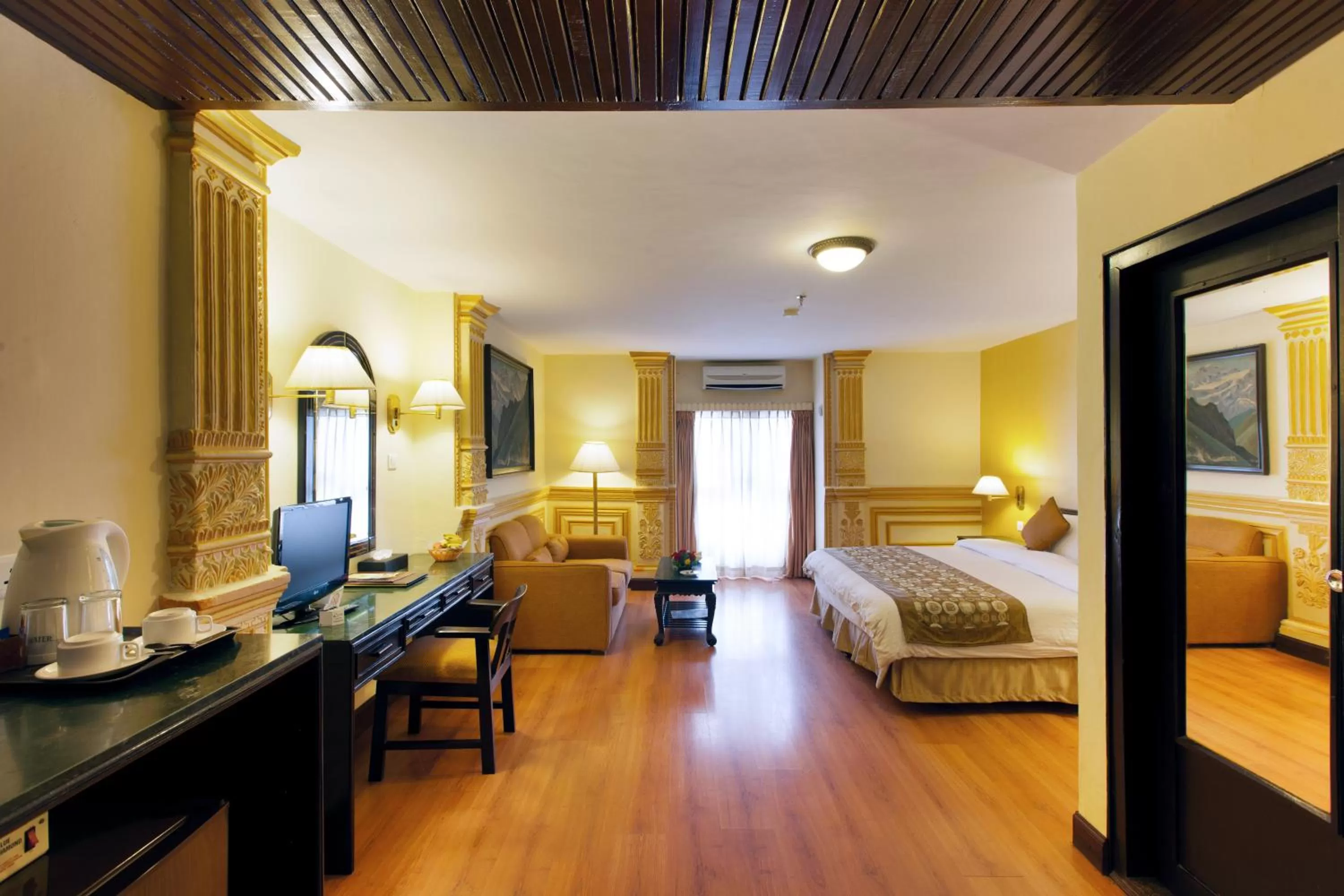 Photo of the whole room, Bed in Hotel Shanker-Palatial Heritage Kathmandu