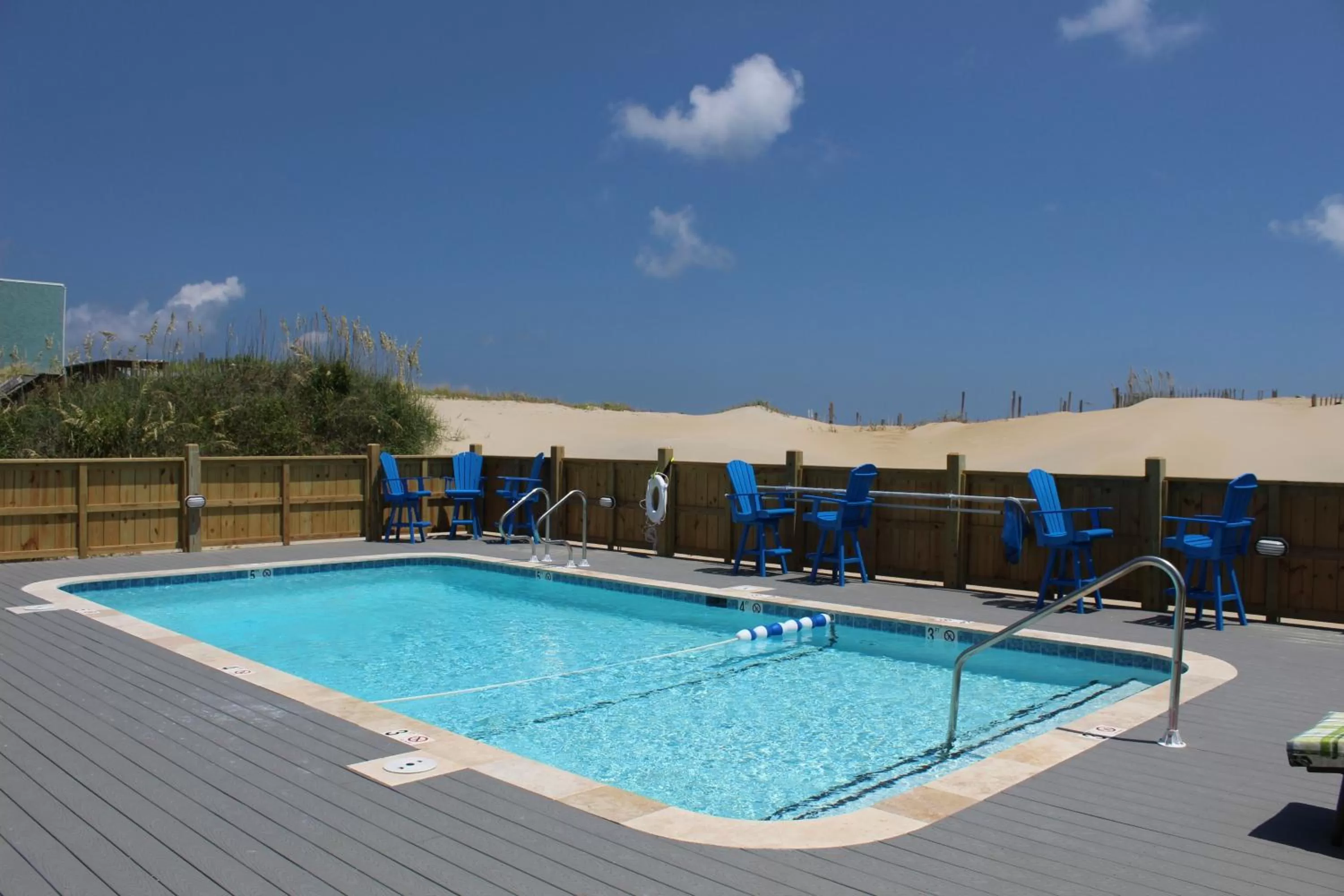 Swimming pool in Whalebone Ocean Cottages by KEES Vacations