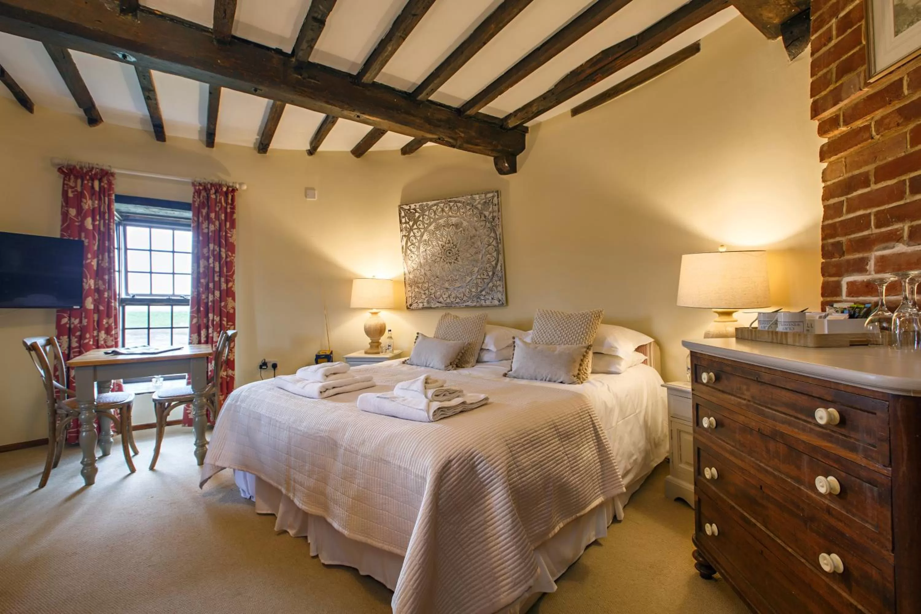 Bedroom, Bed in Cley Windmill
