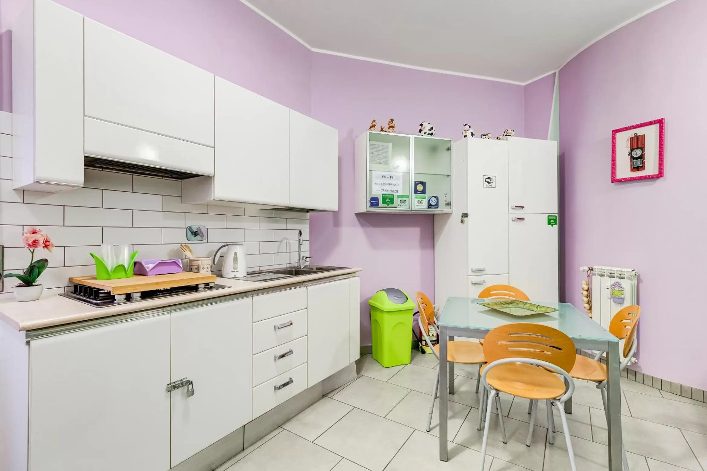 Kitchen or kitchenette in B&B Casa Der Poeta