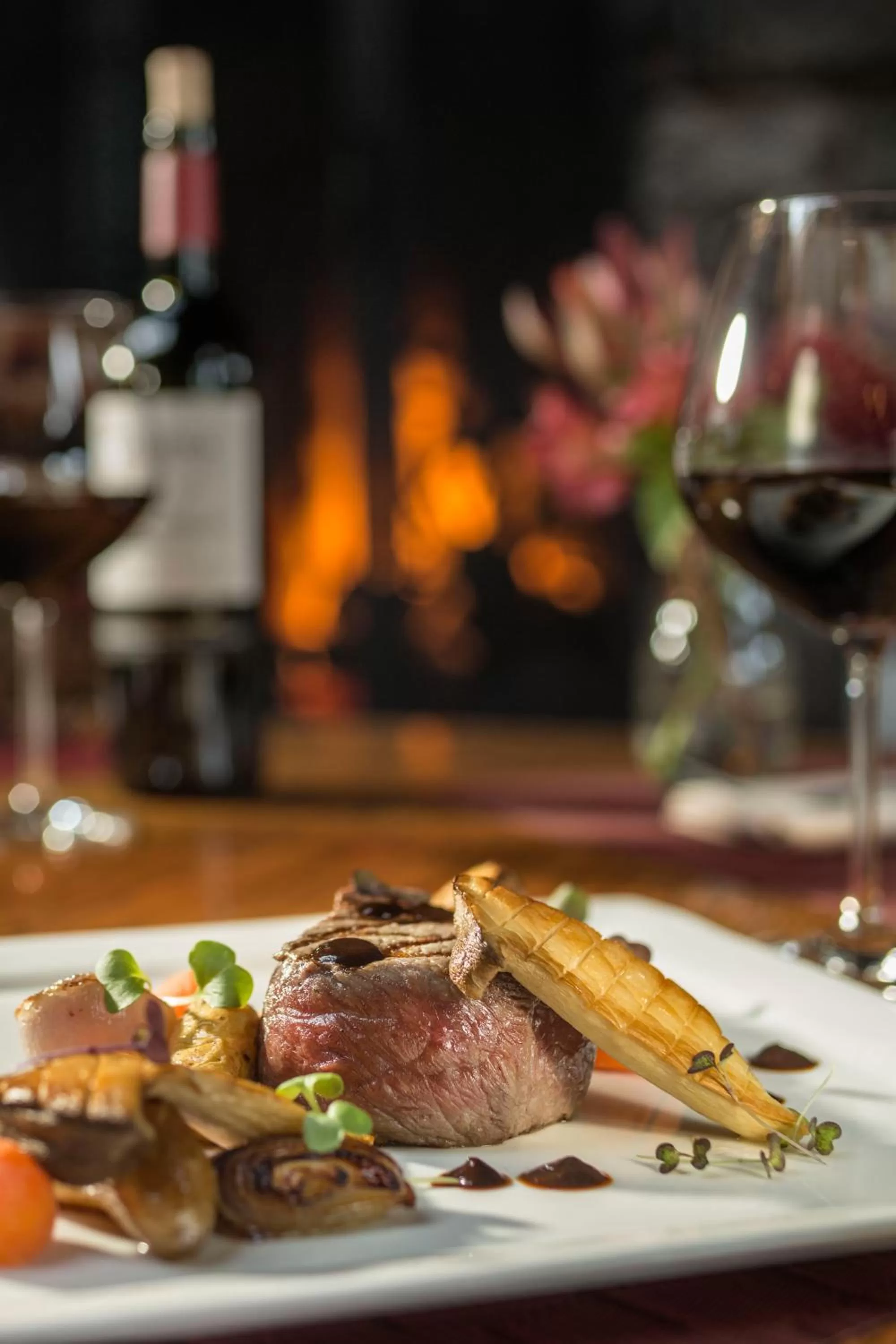 Food close-up in The Whiteface Lodge
