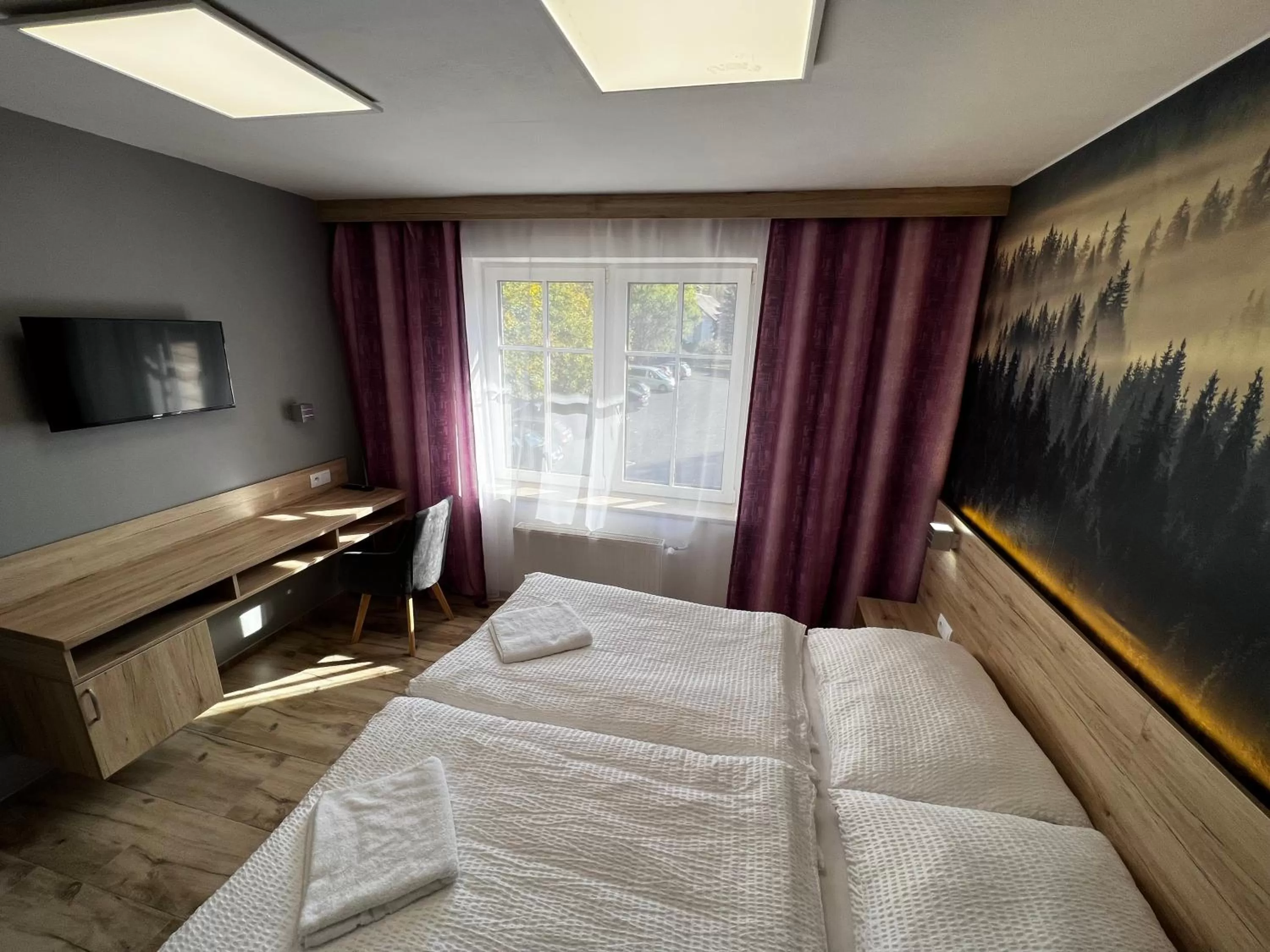 Bed in Hotel U Kociana