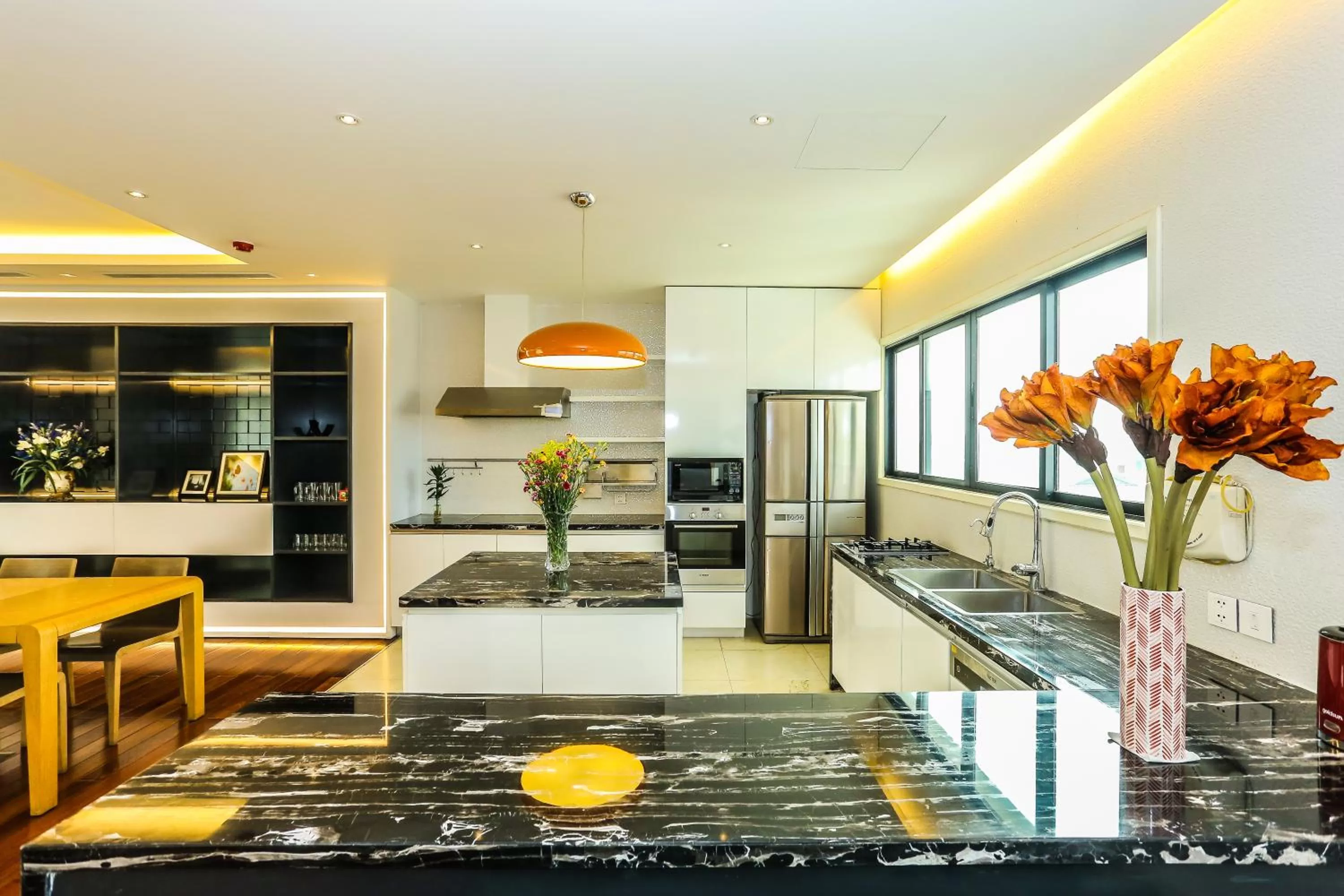 Kitchen or kitchenette in HNC Premier Hotel & Residences